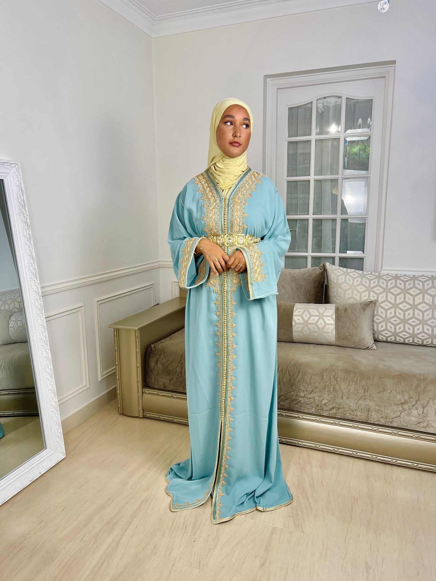 Caftan Wydad vert eau