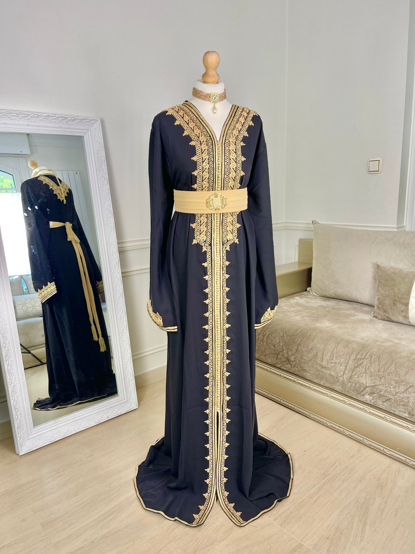 Caftan Wydad noir