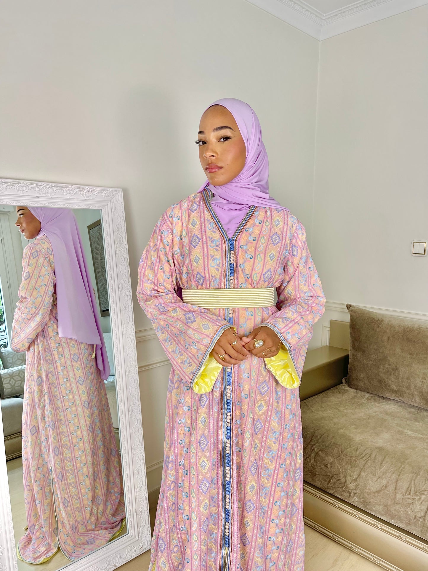 Caftan Sari pastel