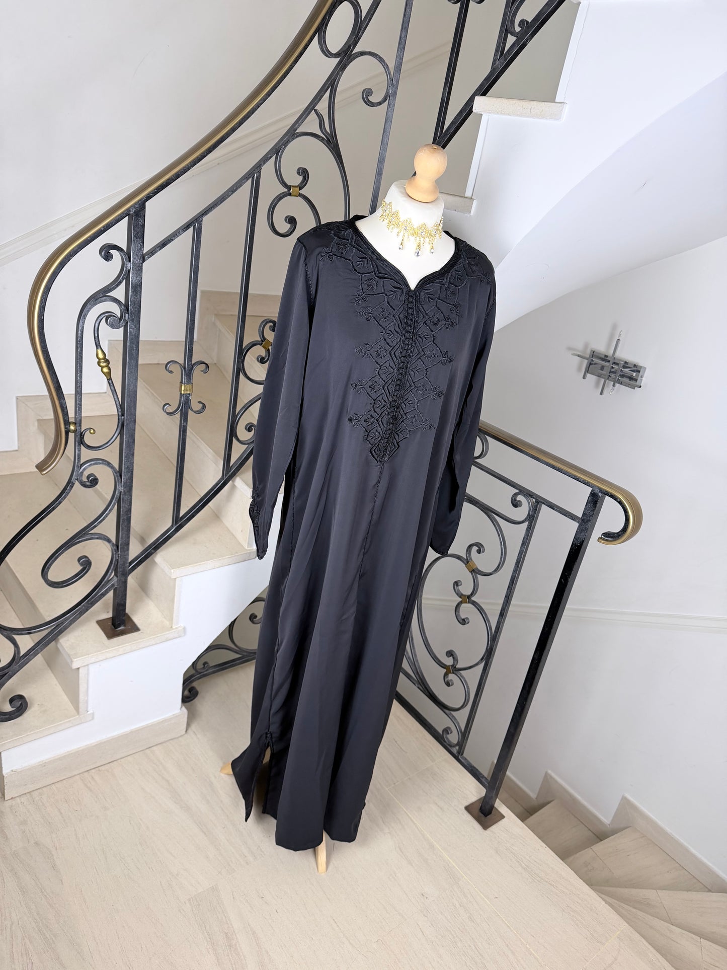 Gandoura Safia noir