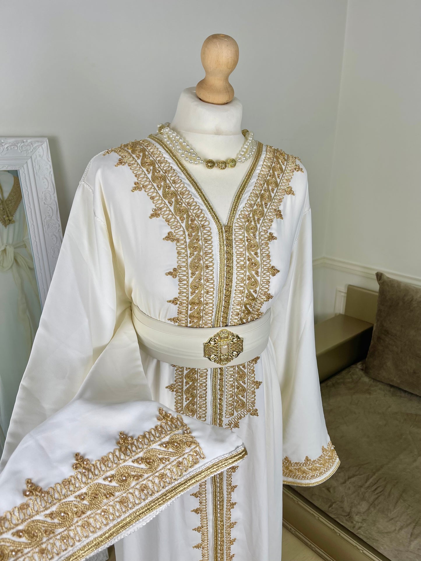 Caftan Wydad blanc