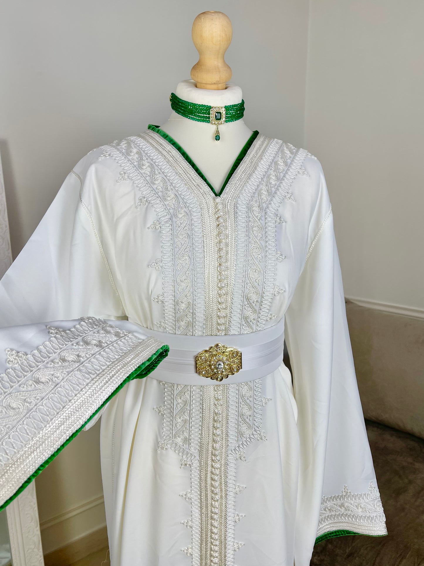 Caftan Wydad blanc