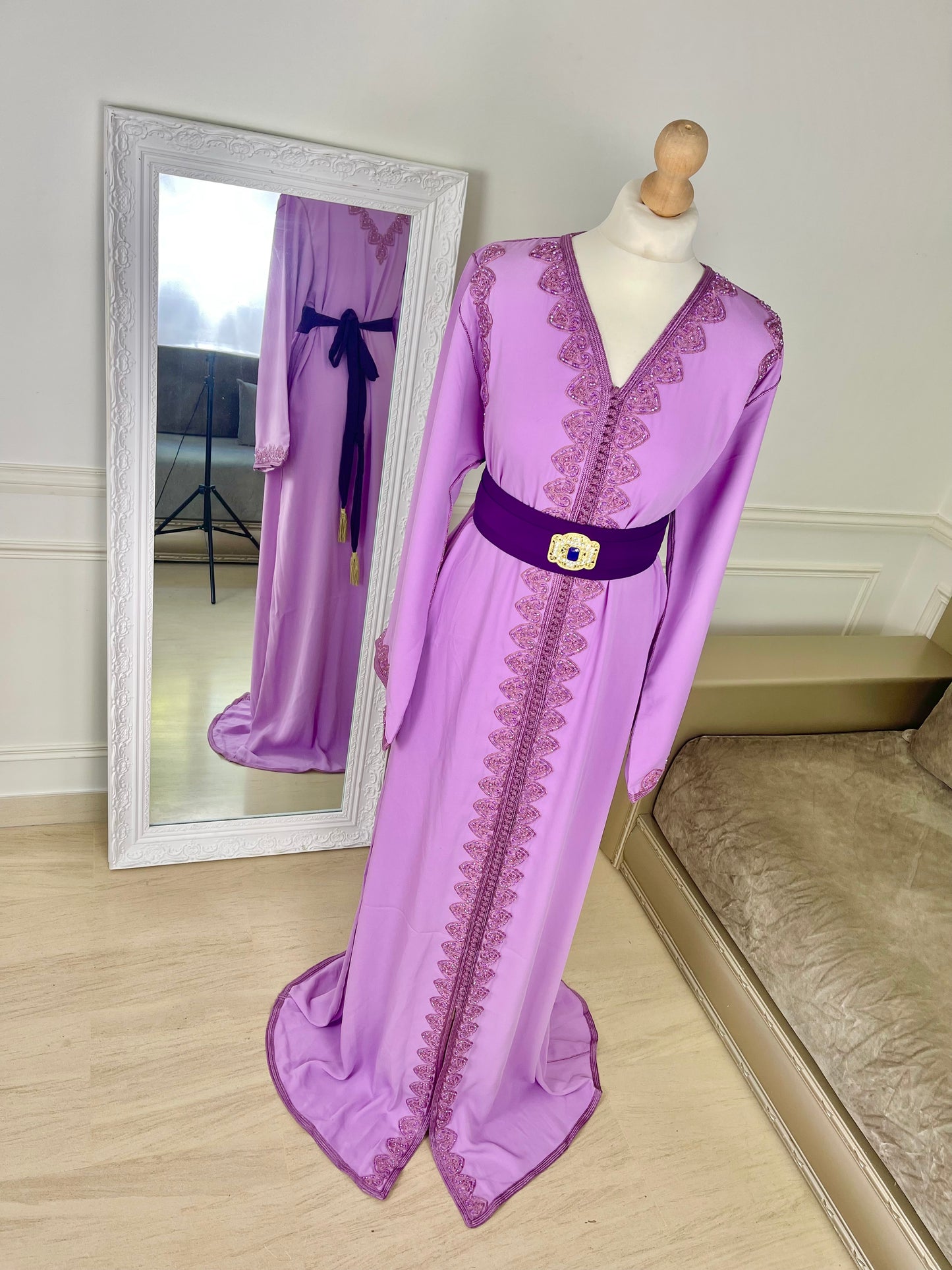 Caftan Ahlam lila