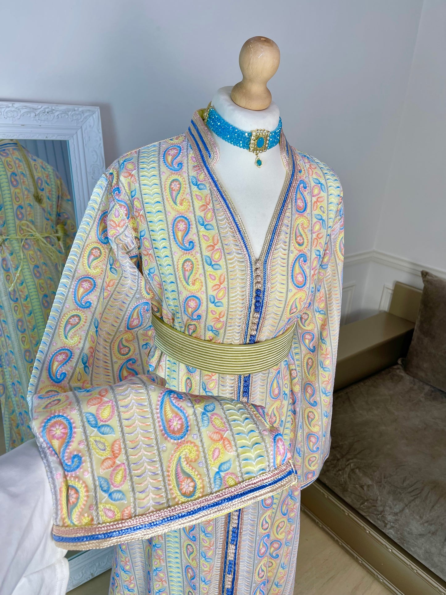 Caftan Sari pastel
