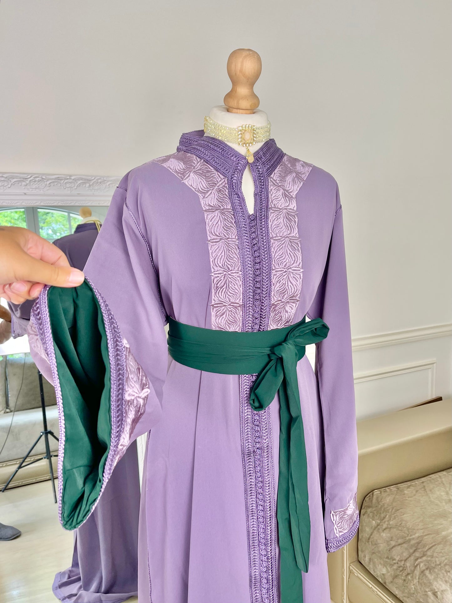 Caftan Wiam mauve