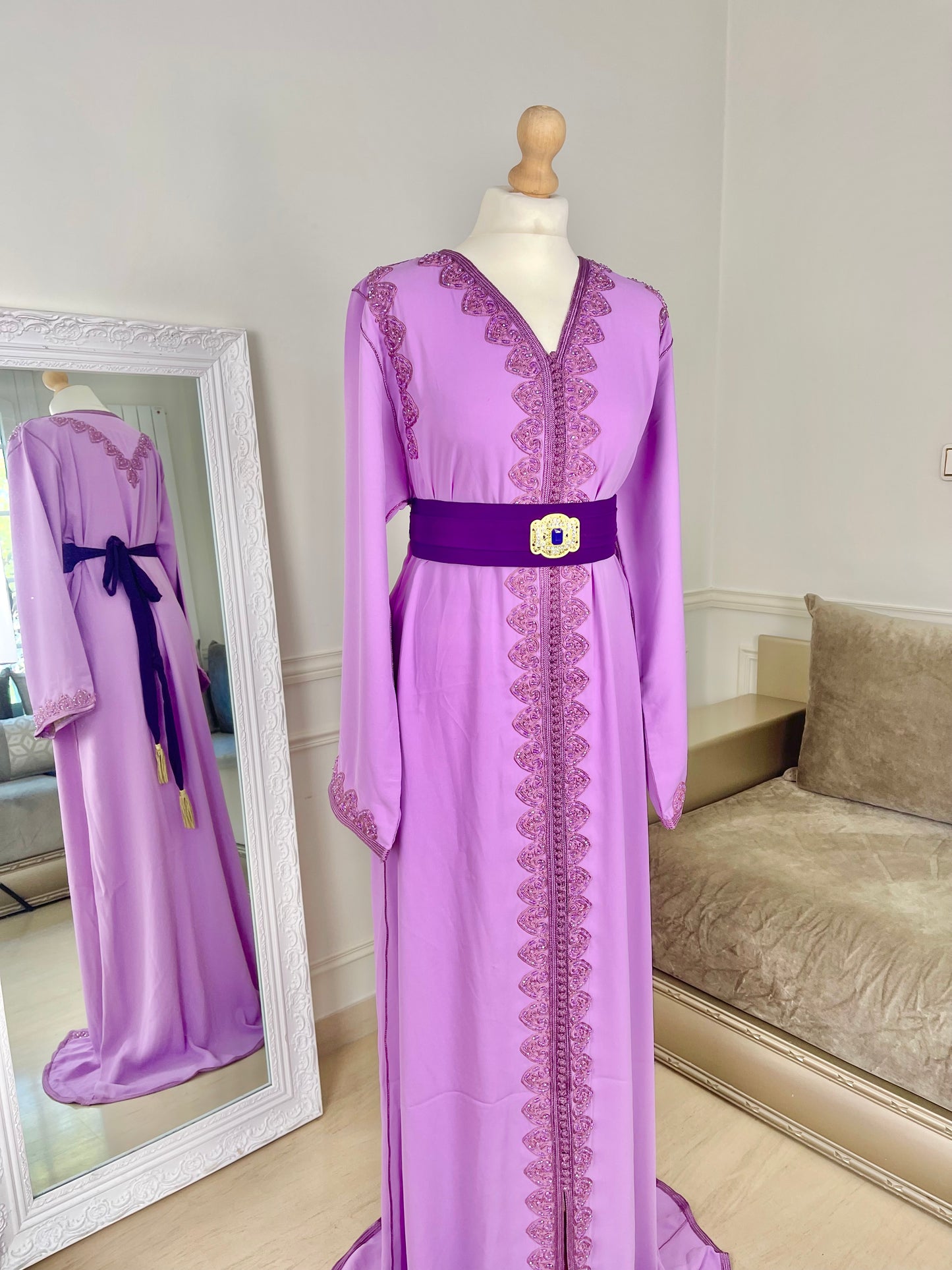 Caftan Ahlam lila