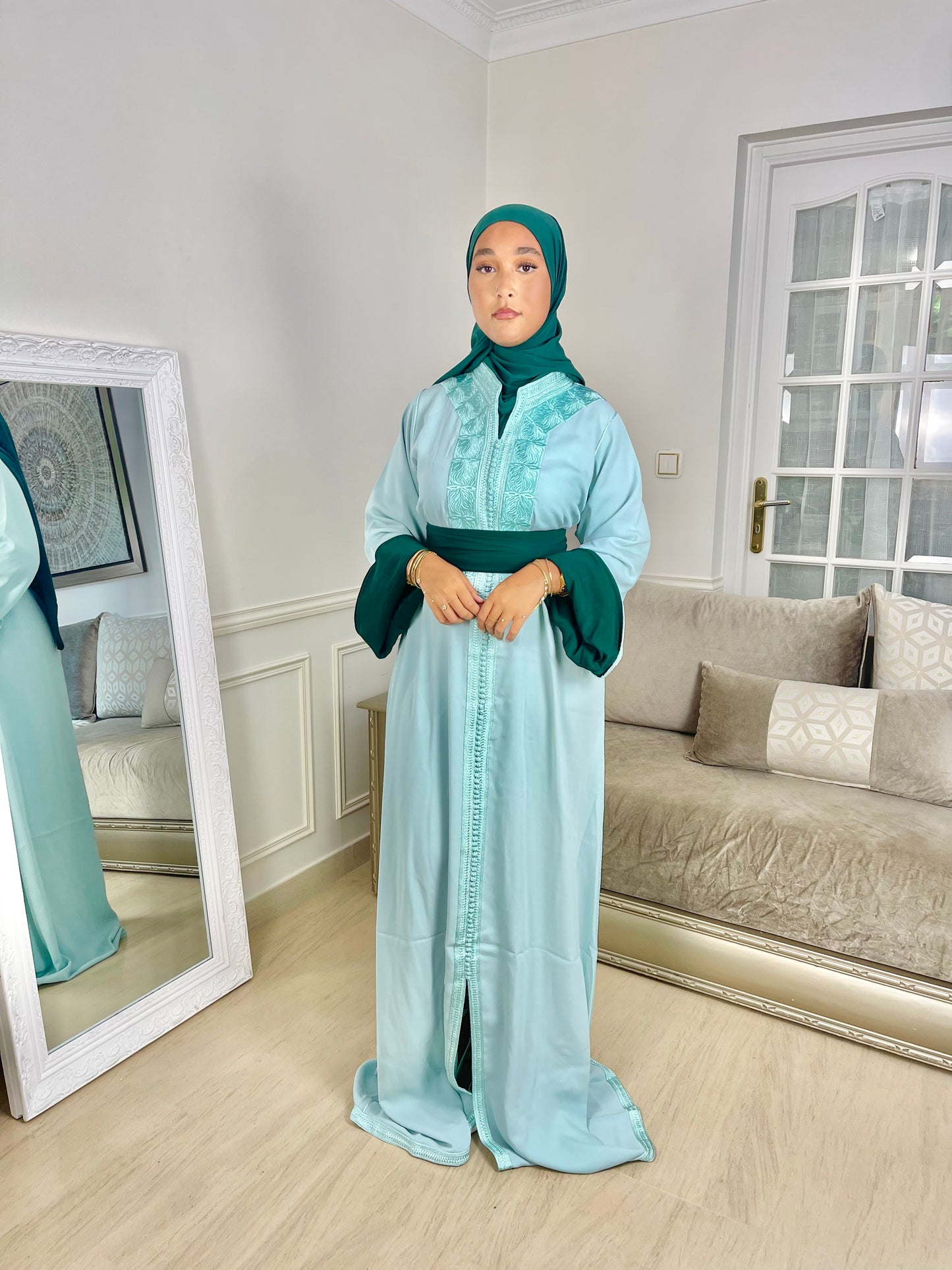 Caftan Wiam turquoise