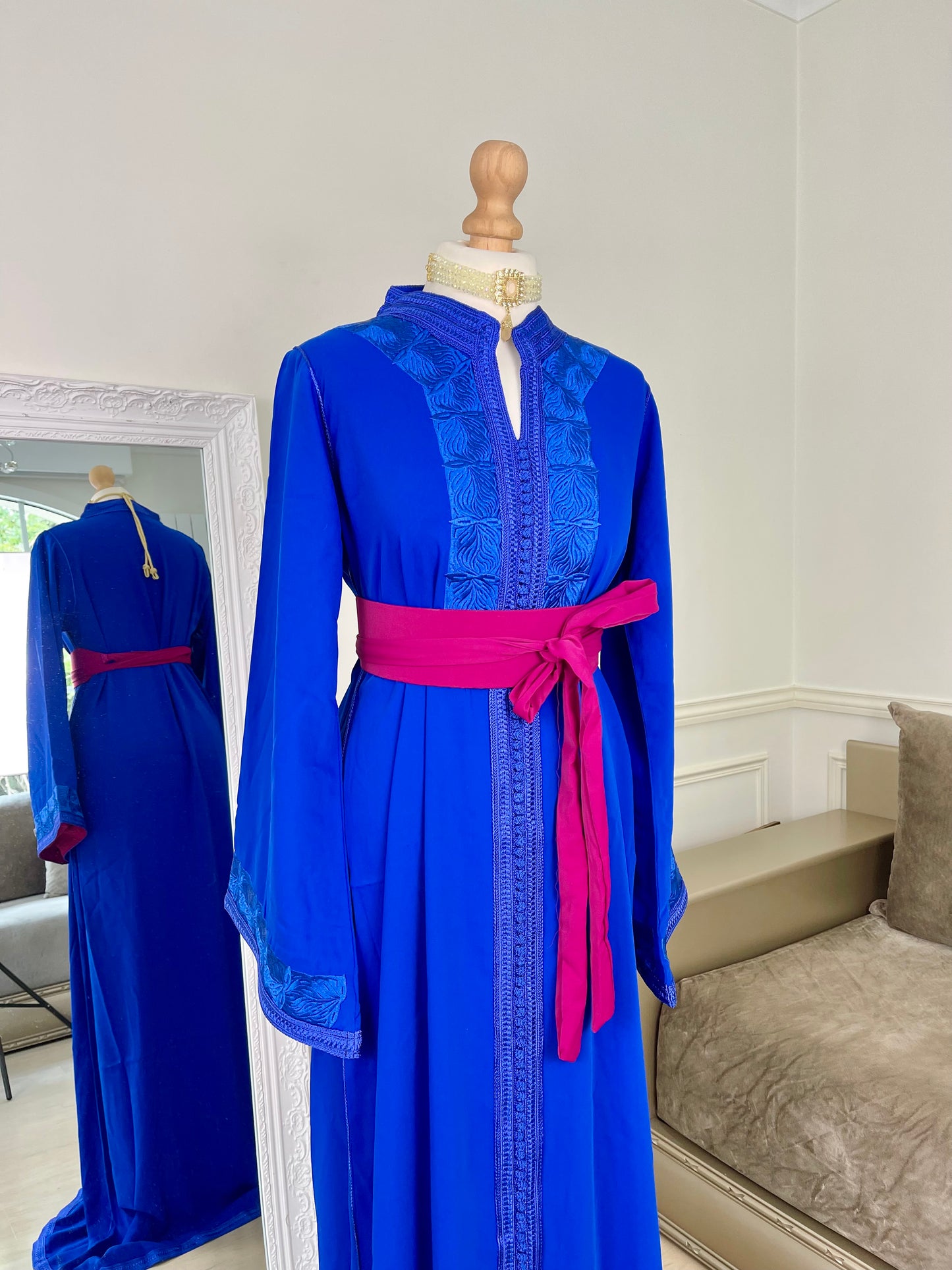 Caftan Wiam bleu
