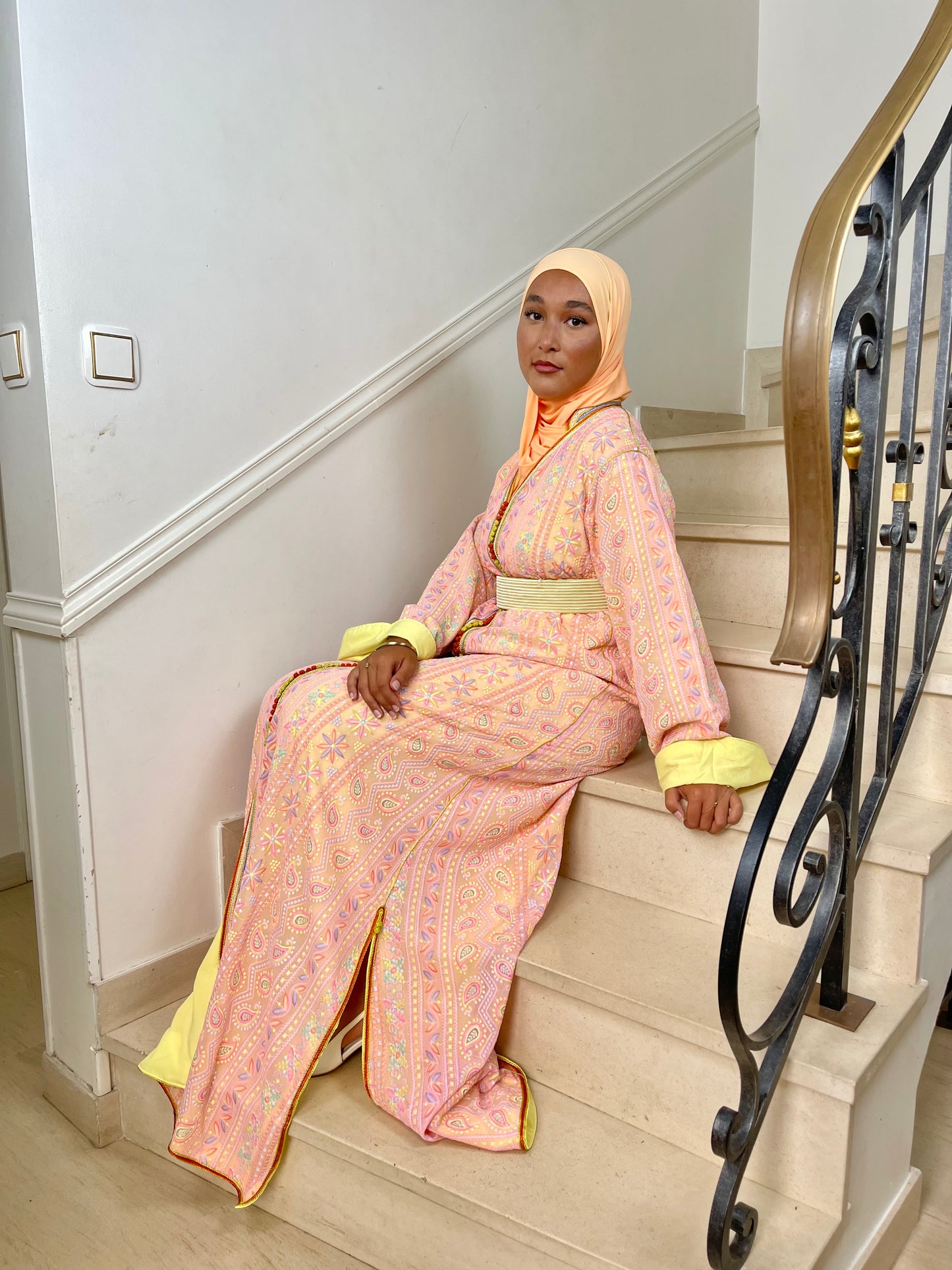 Caftan Sari pastel