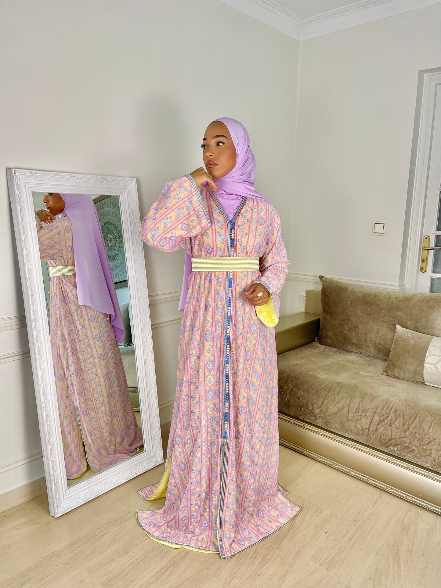 Caftan Sari pastel