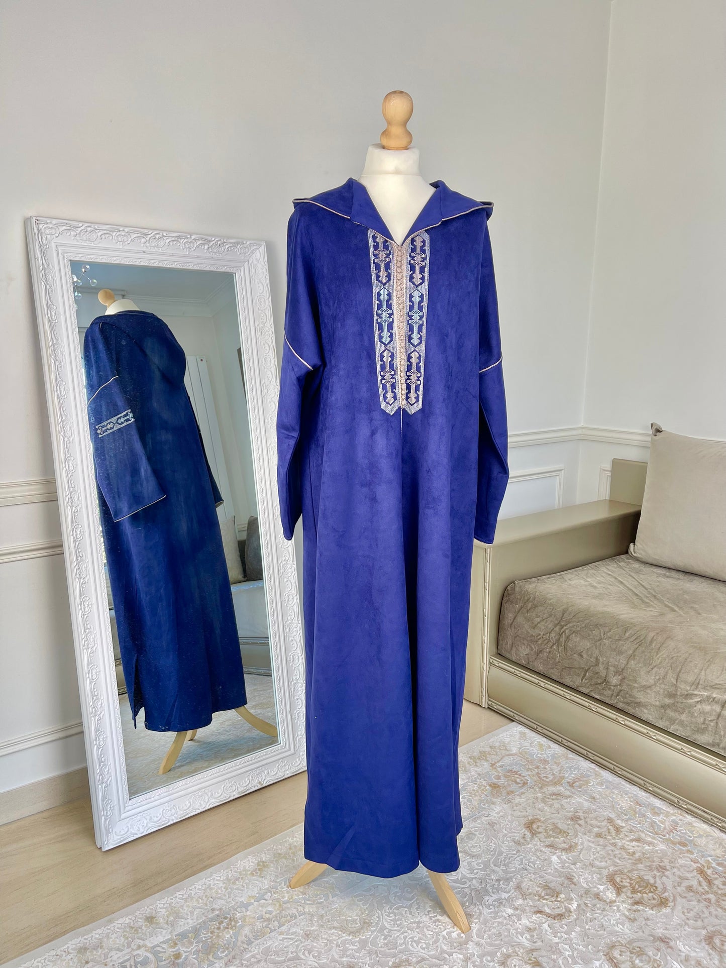 Jellaba Louysa bleu