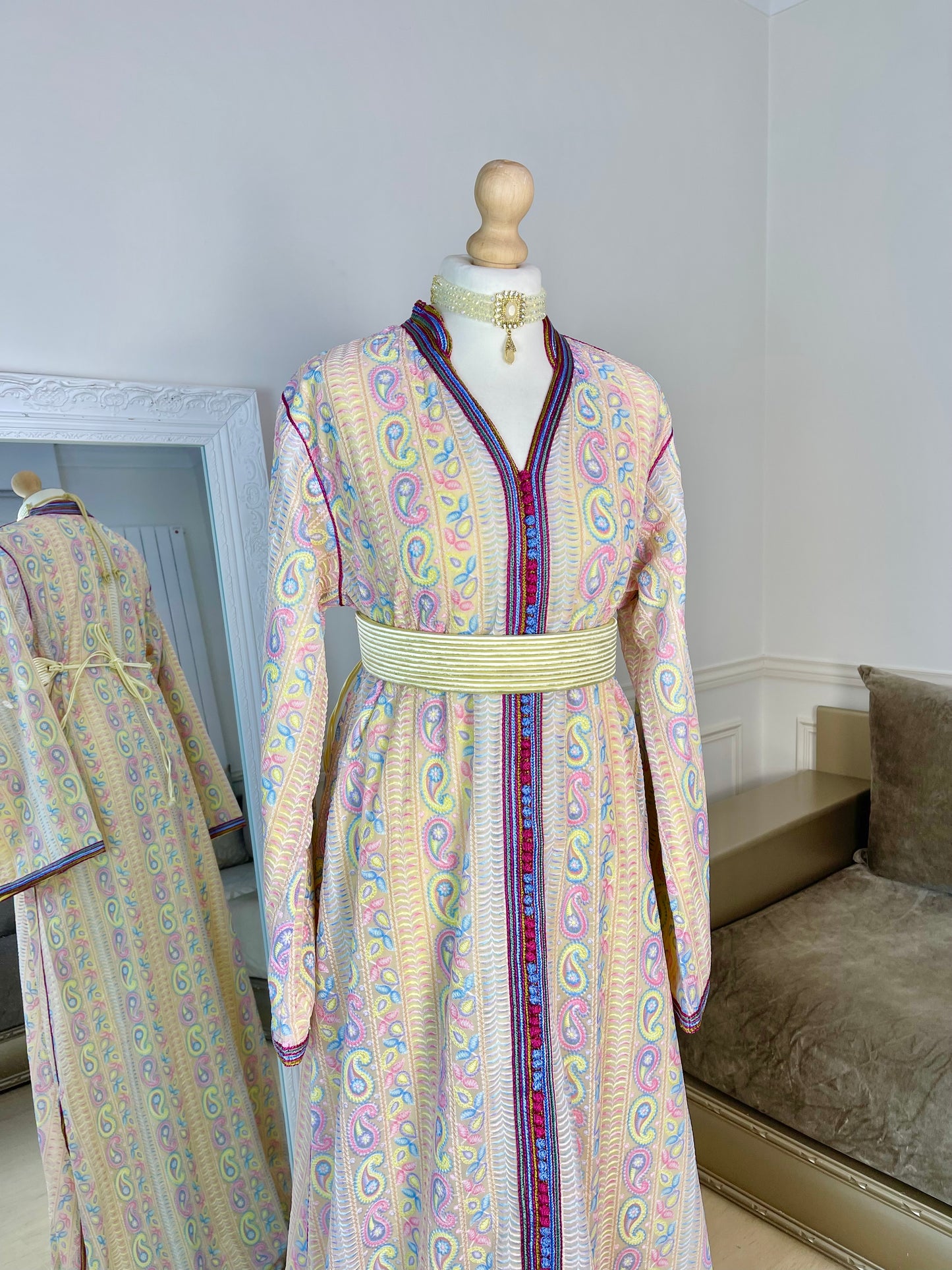 Caftan Sari pastel