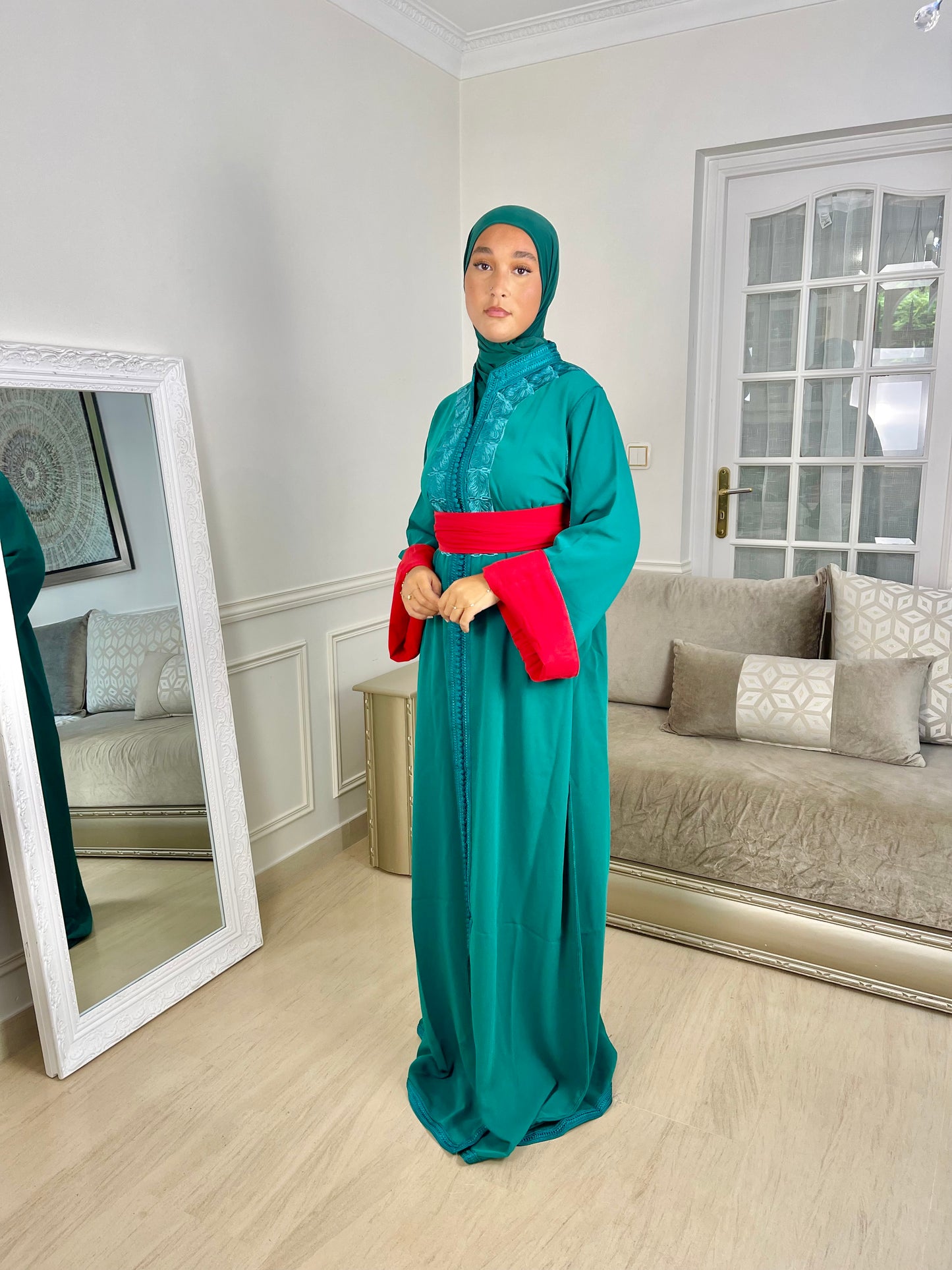 Caftan Wiam vert