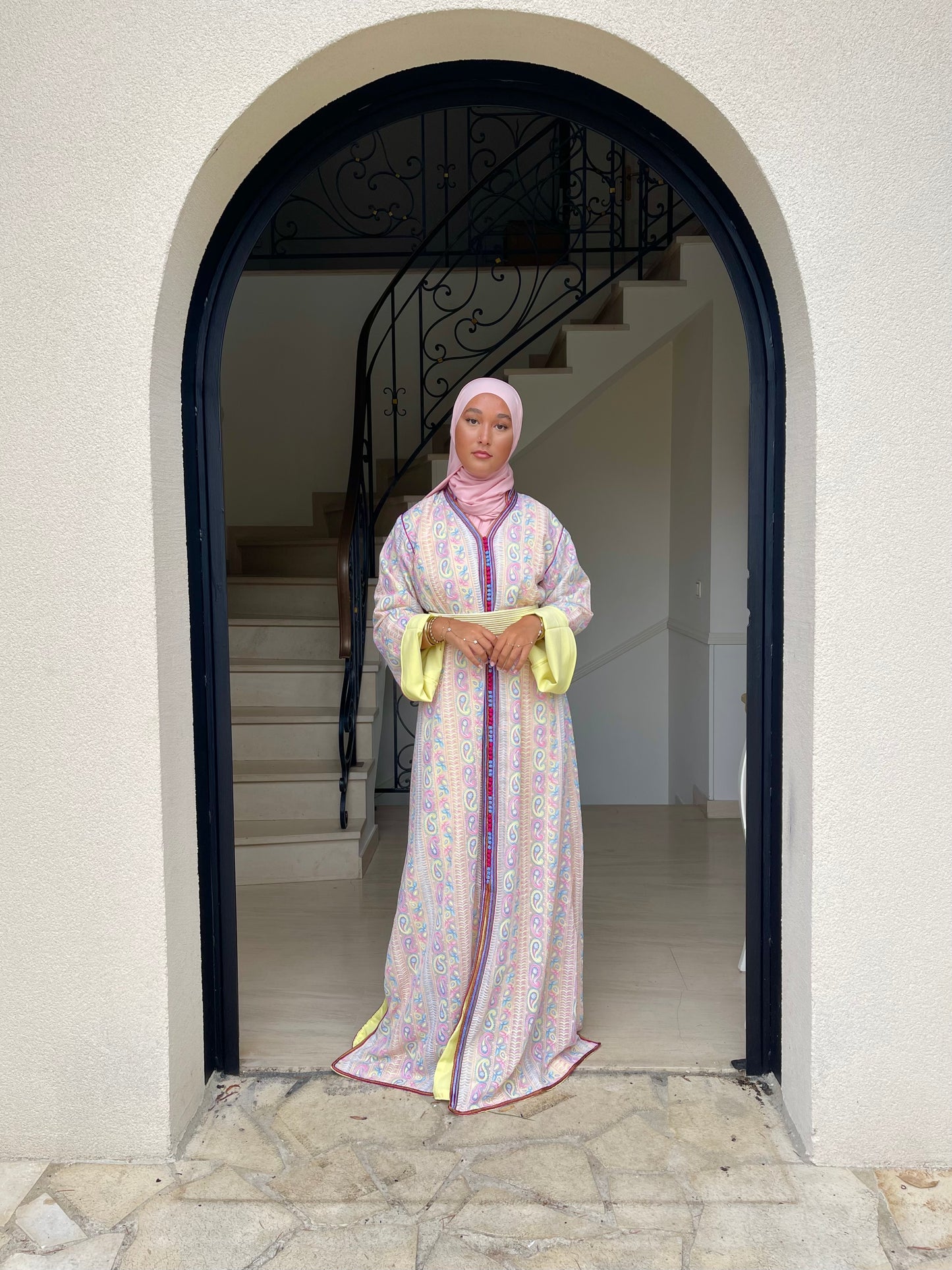 Caftan Sari pastel