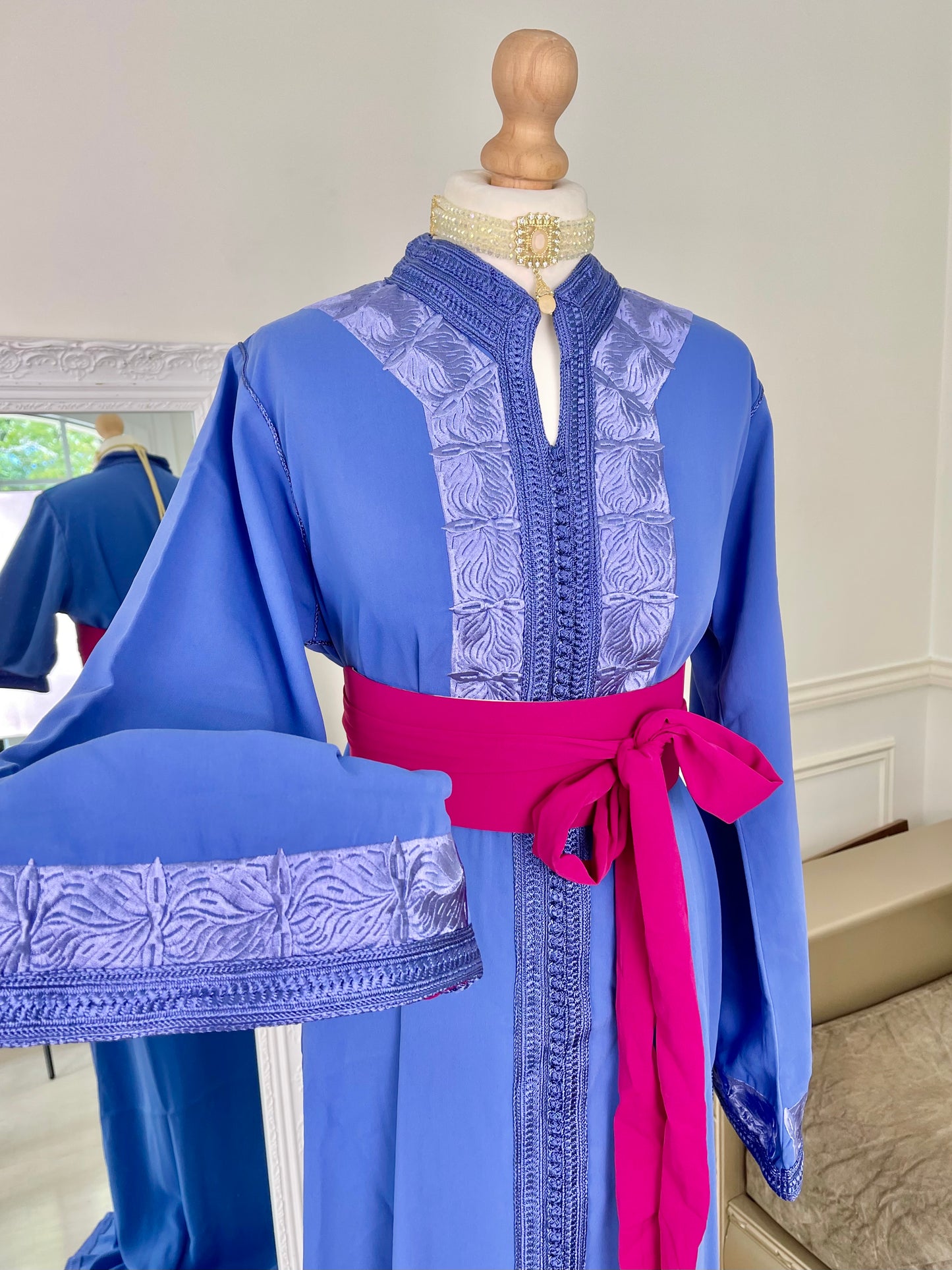 Caftan Wiam bleu