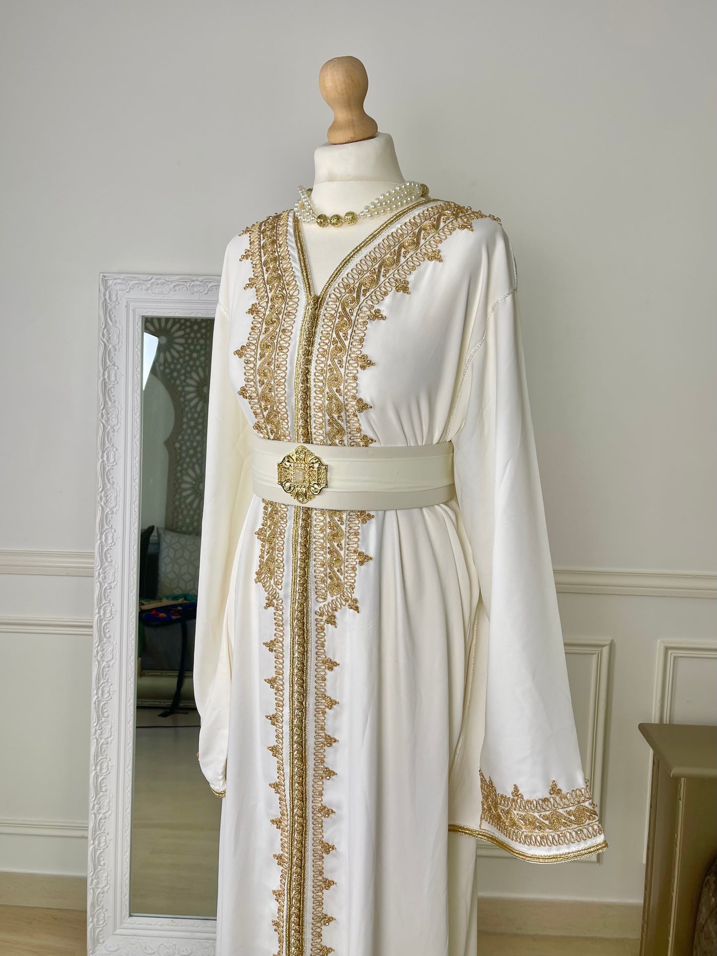 Caftan Wydad blanc