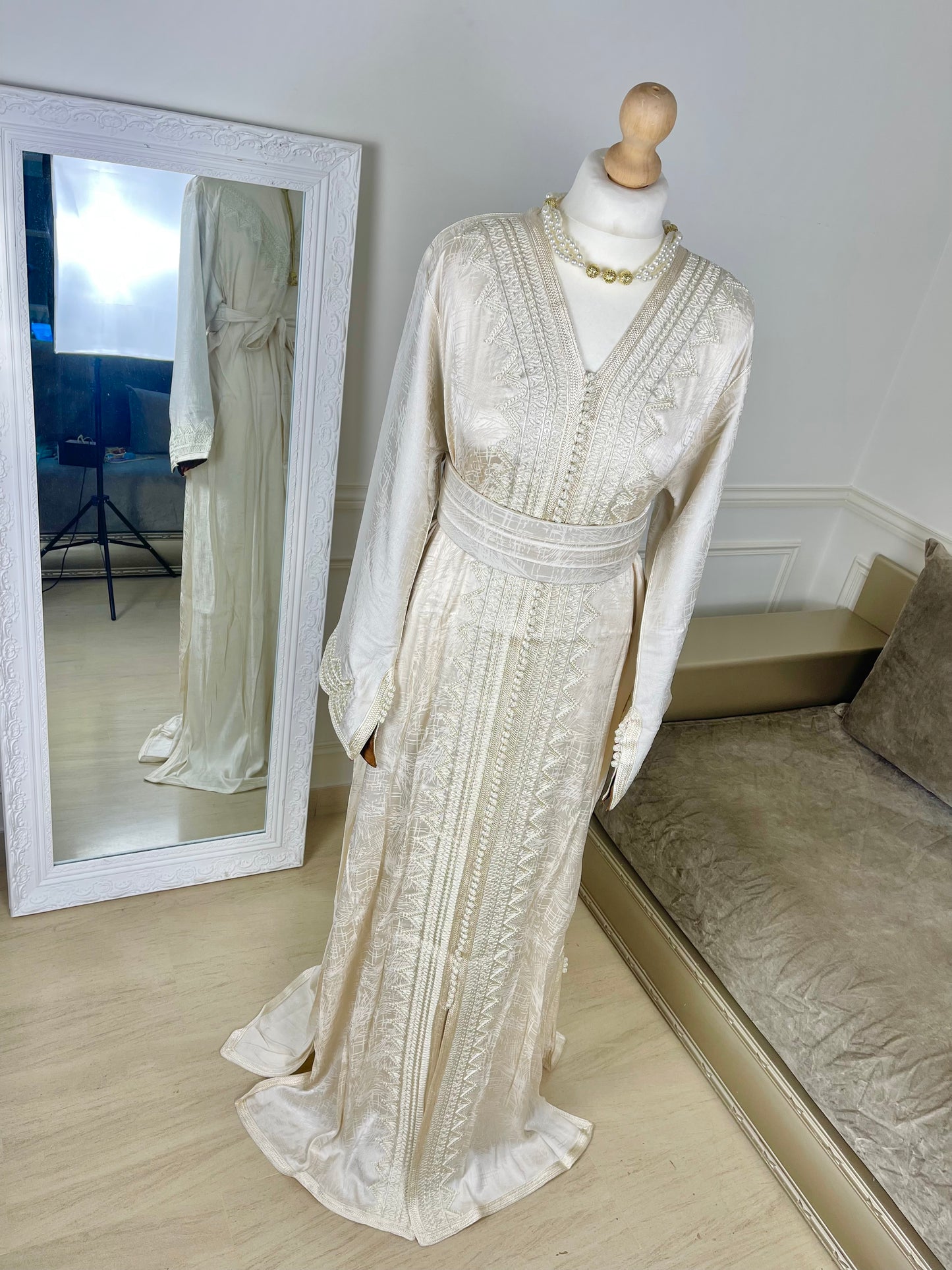Caftan Naila crème