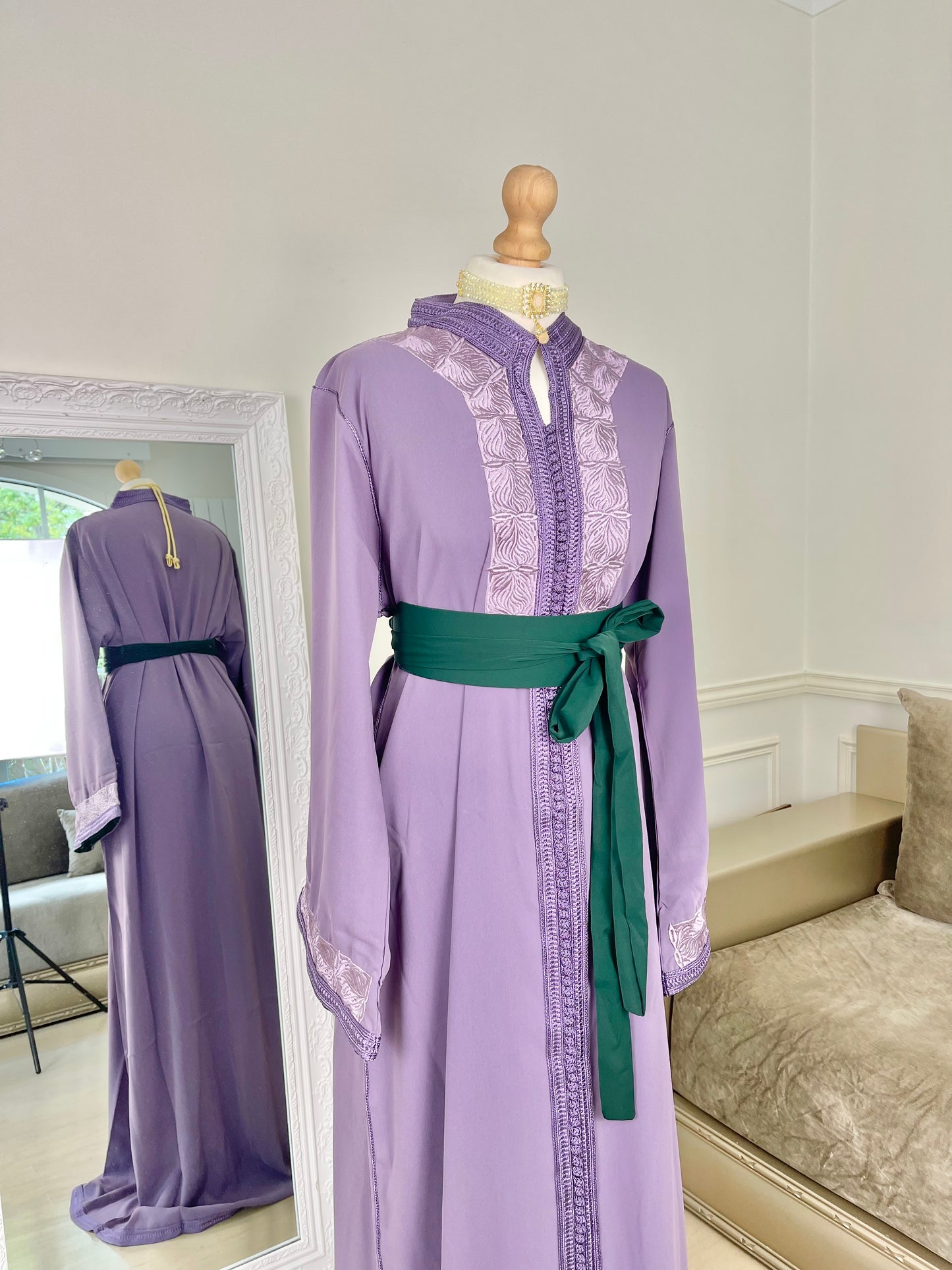 Caftan Wiam mauve