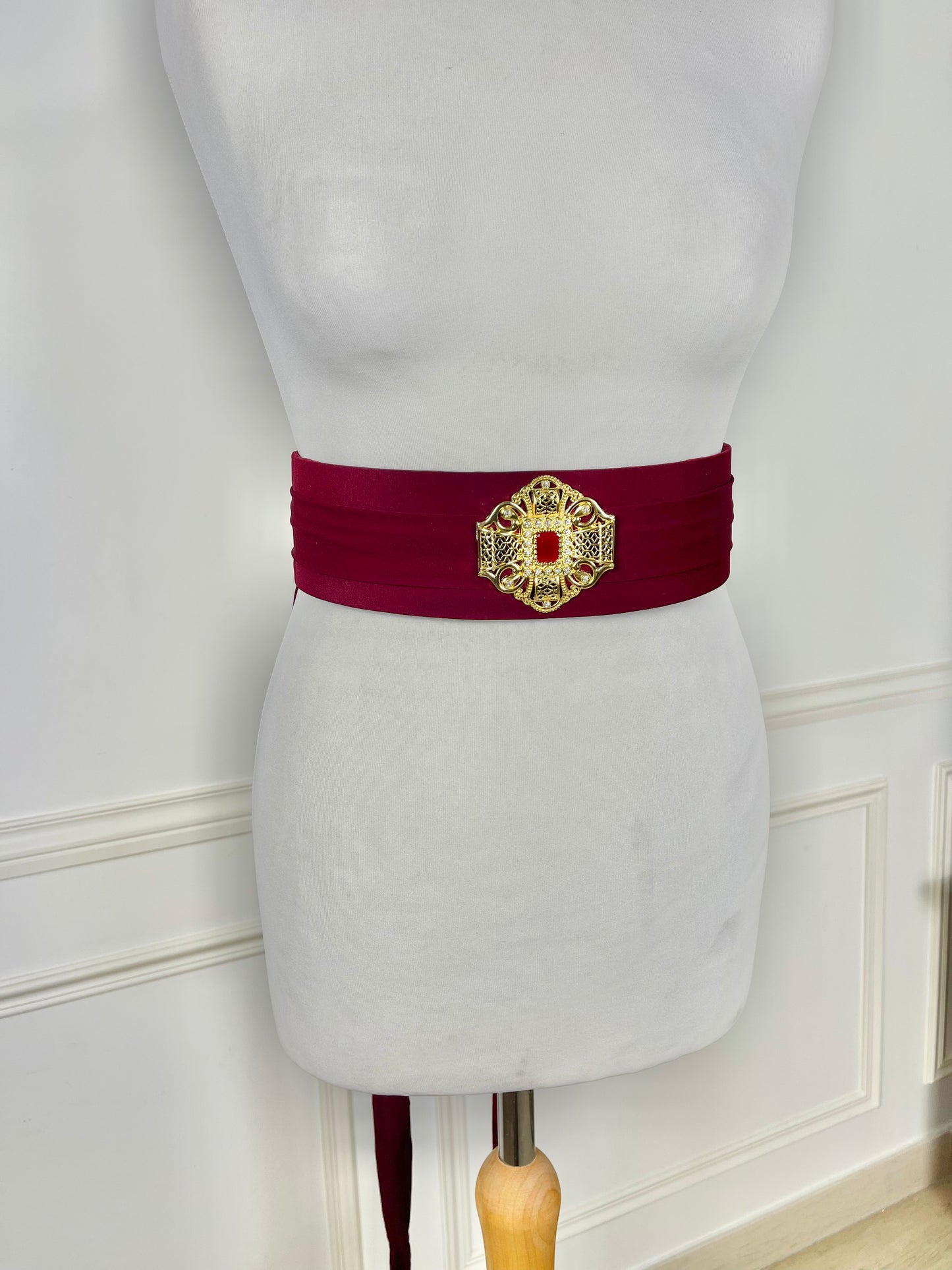 Ceinture bordeau