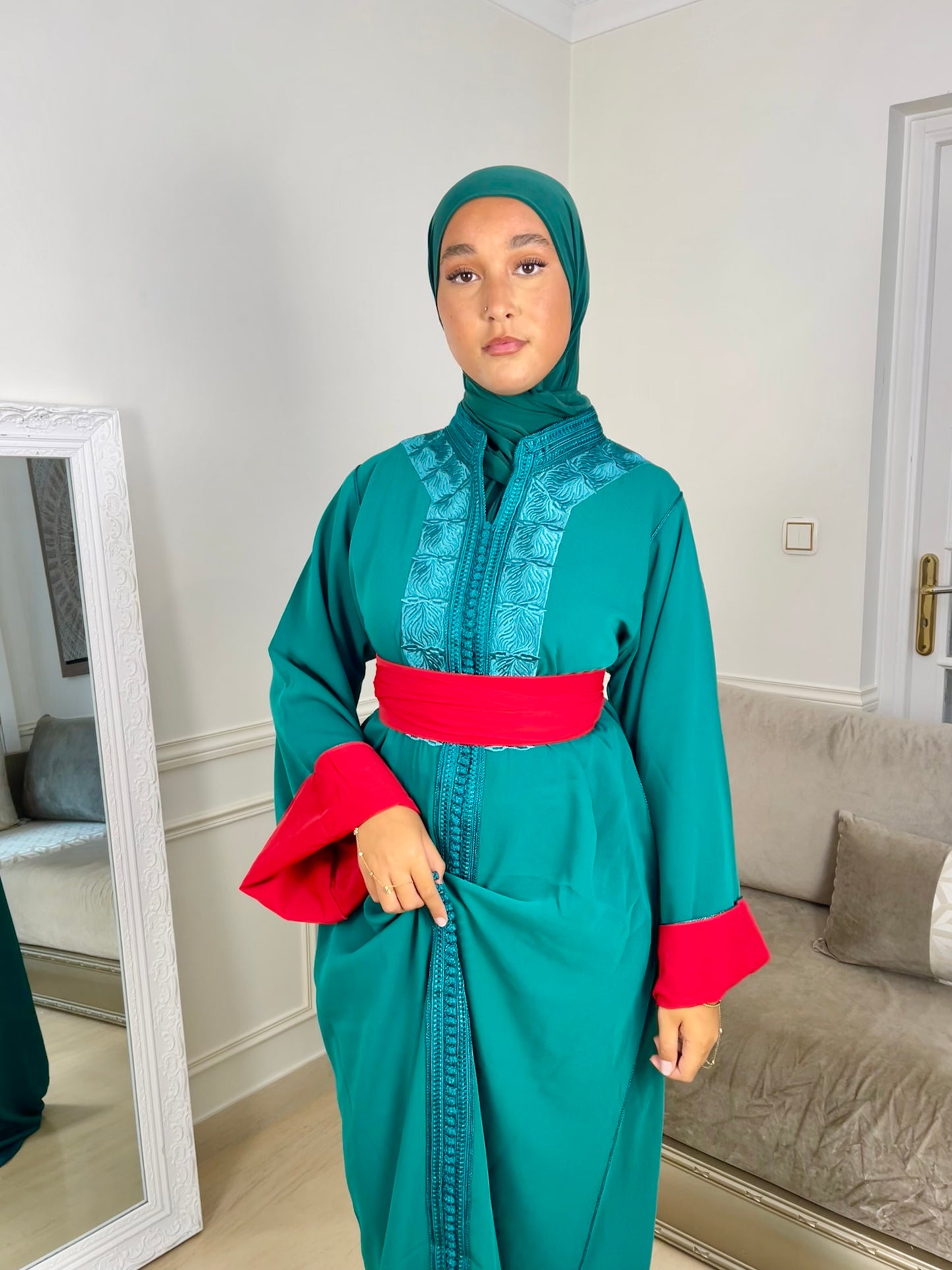 Caftan Wiam vert