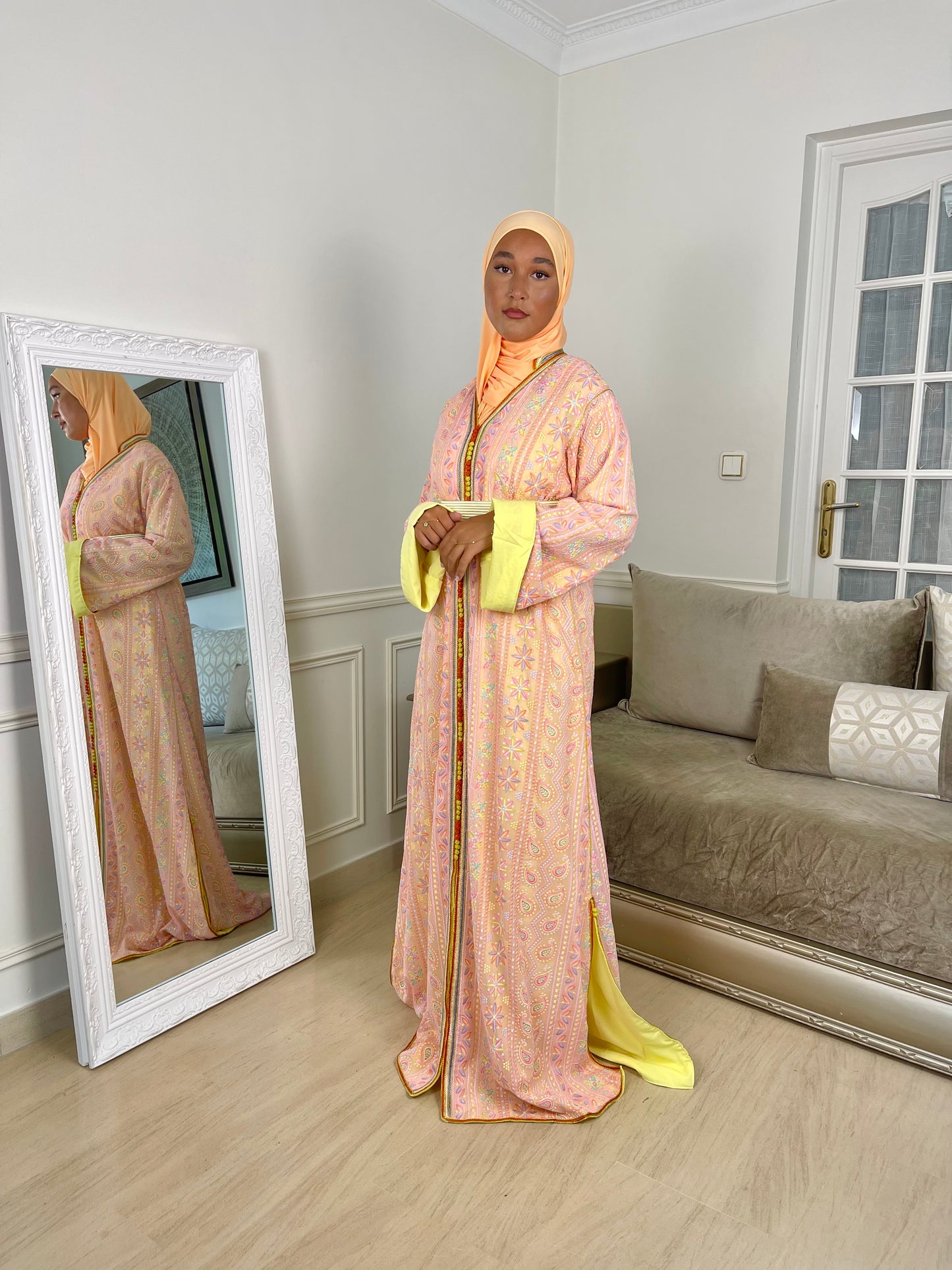 Caftan Sari pastel