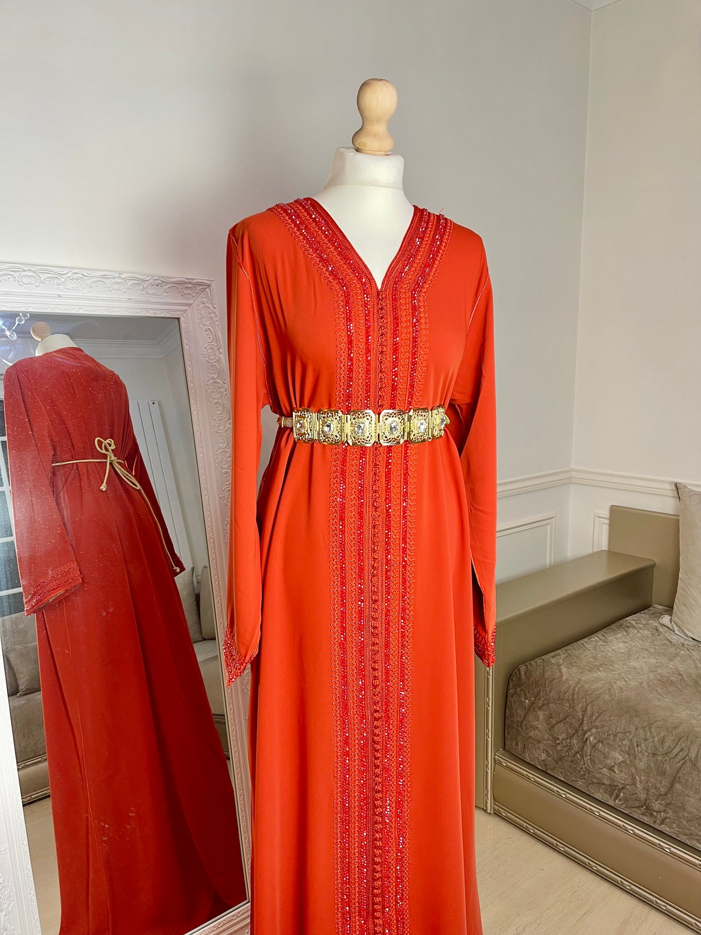 Caftan Lina orange