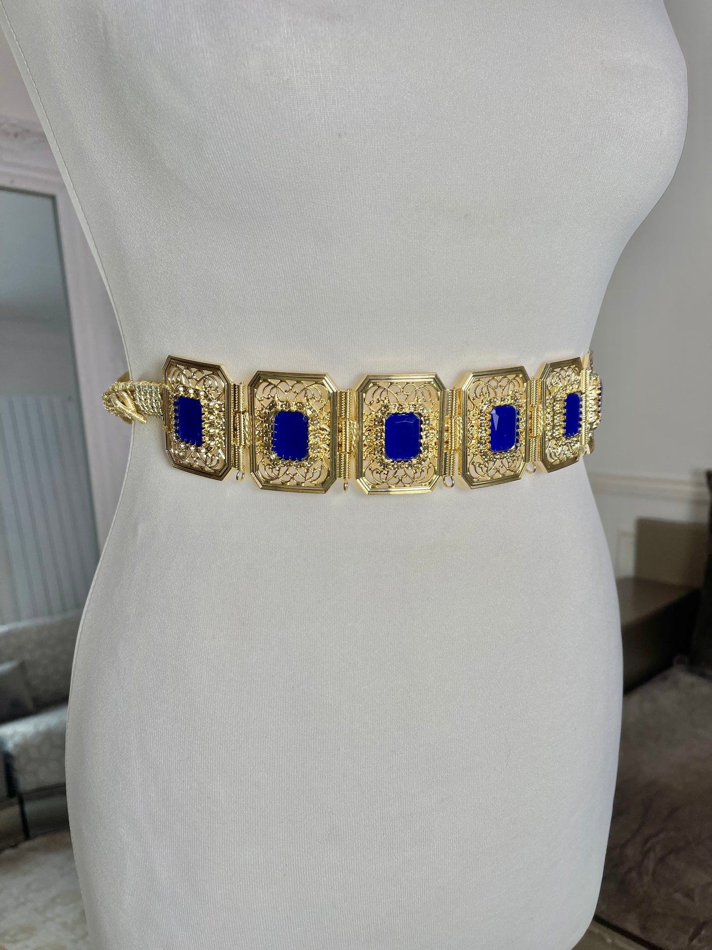 Ceinture bleu roi