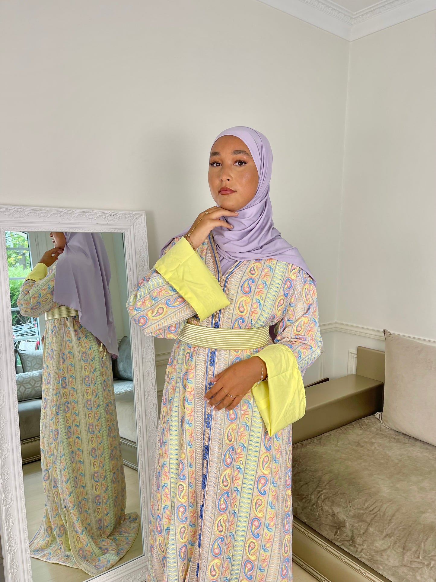 Caftan Sari pastel
