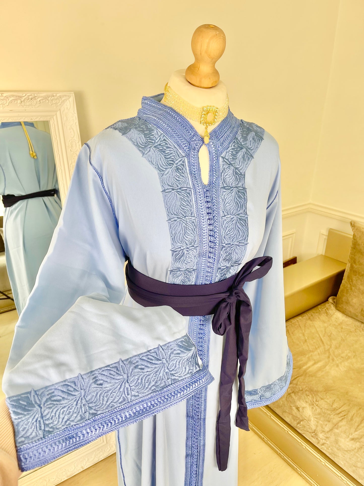 Caftan Wiam bleu