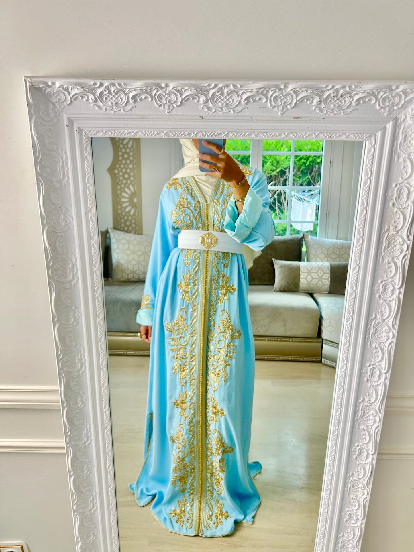 Caftan Jasmine bleu