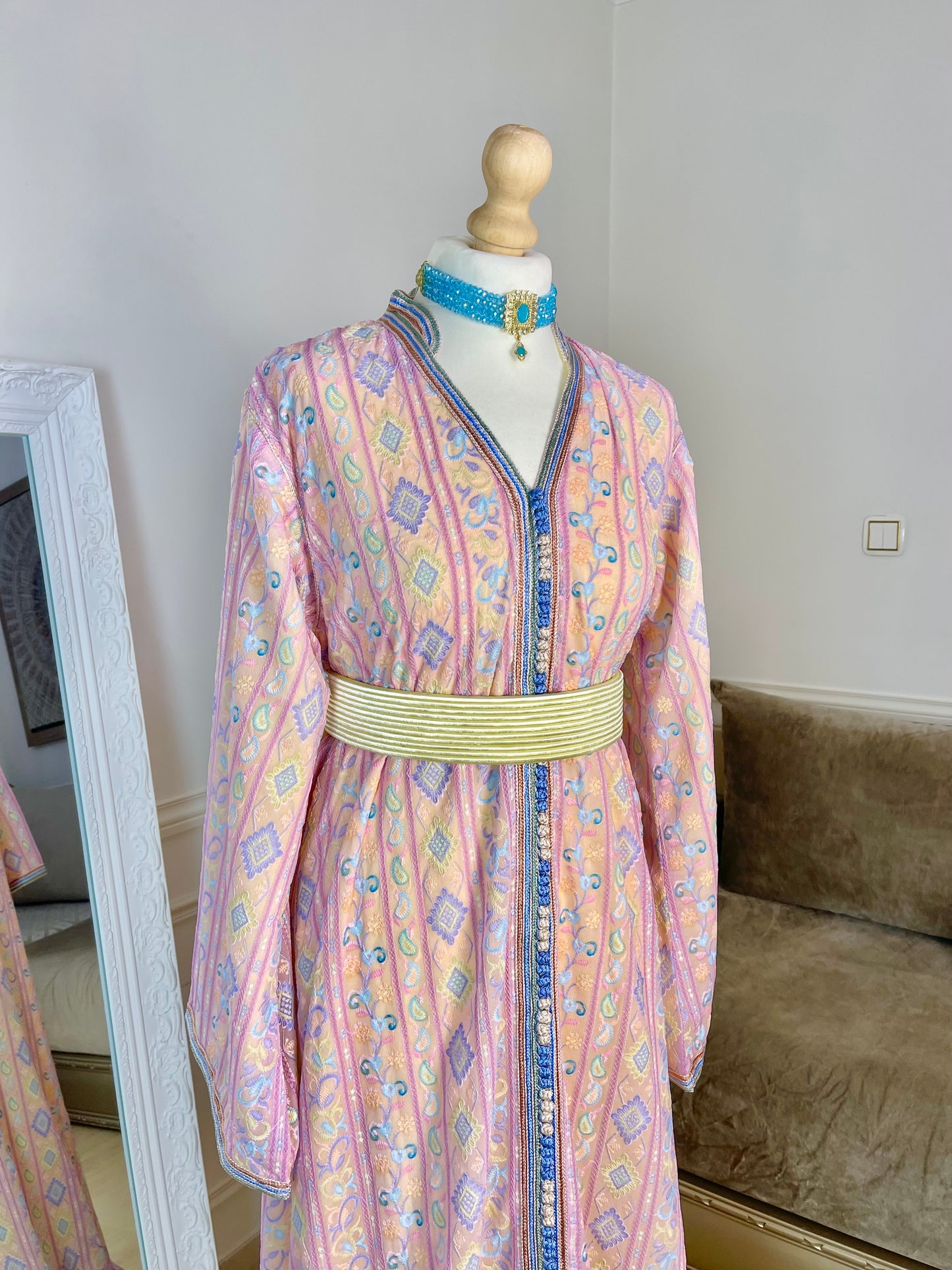Caftan Sari pastel