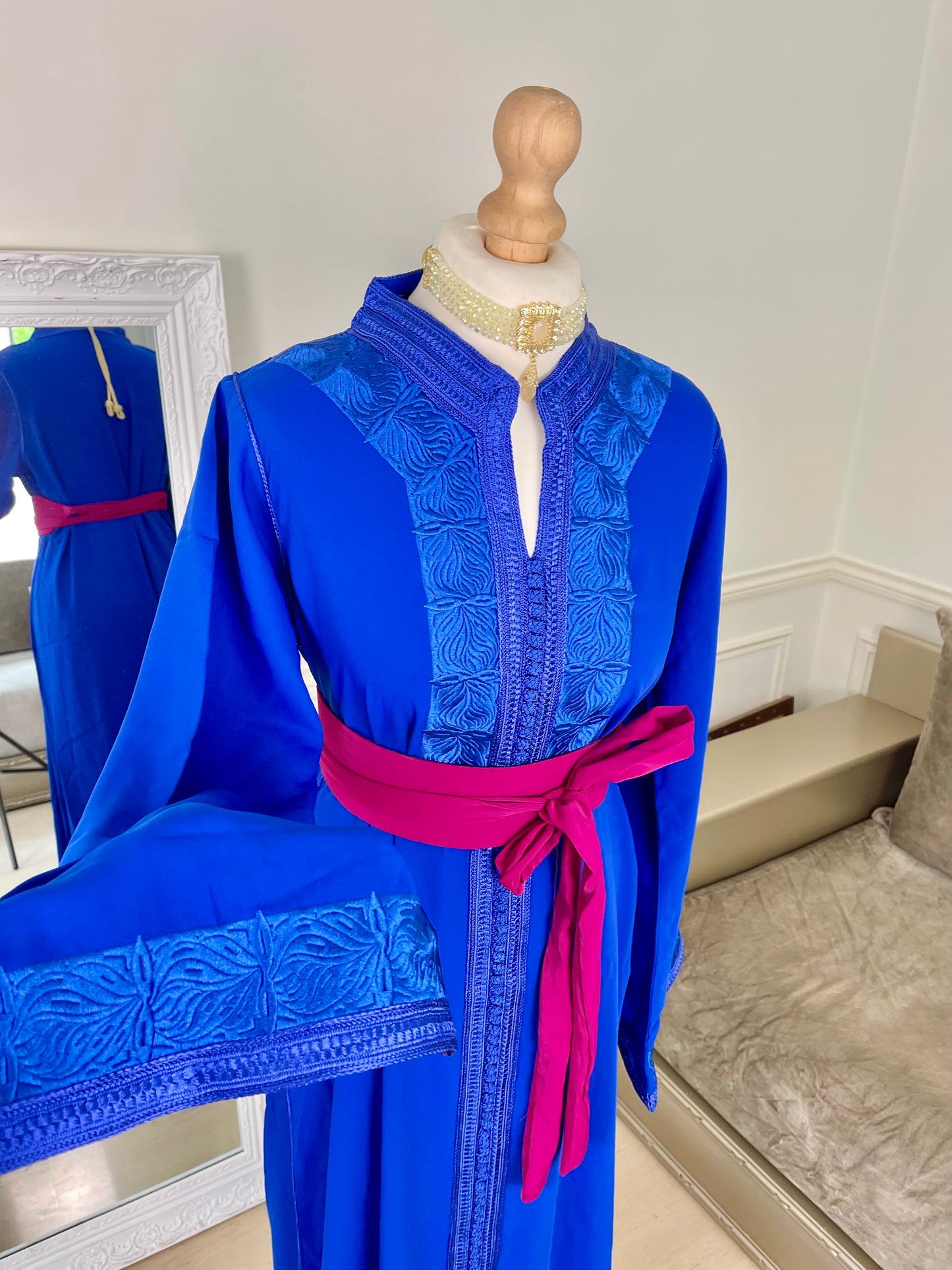 Caftan Wiam bleu