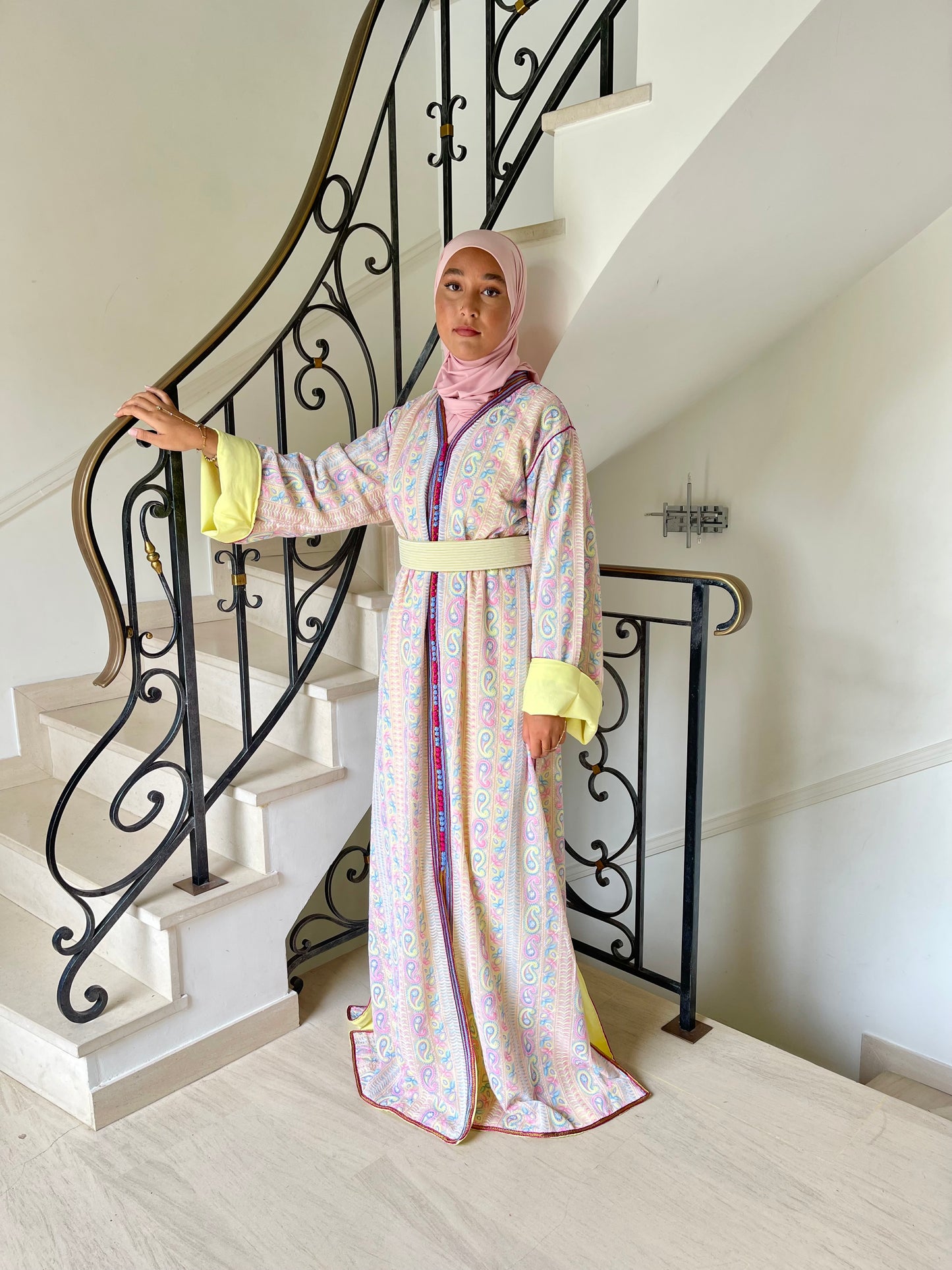 Caftan Sari pastel