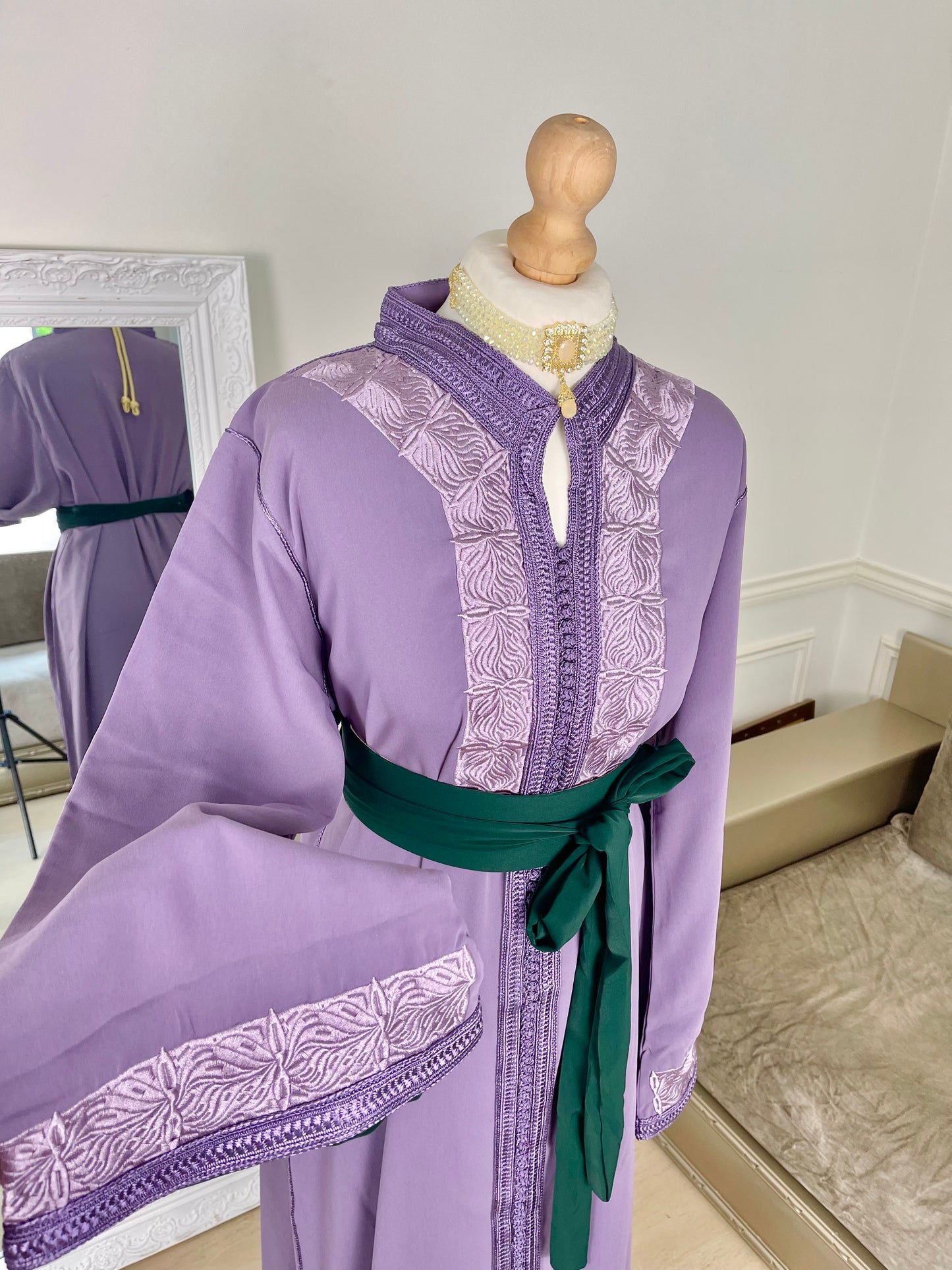 Caftan Wiam mauve
