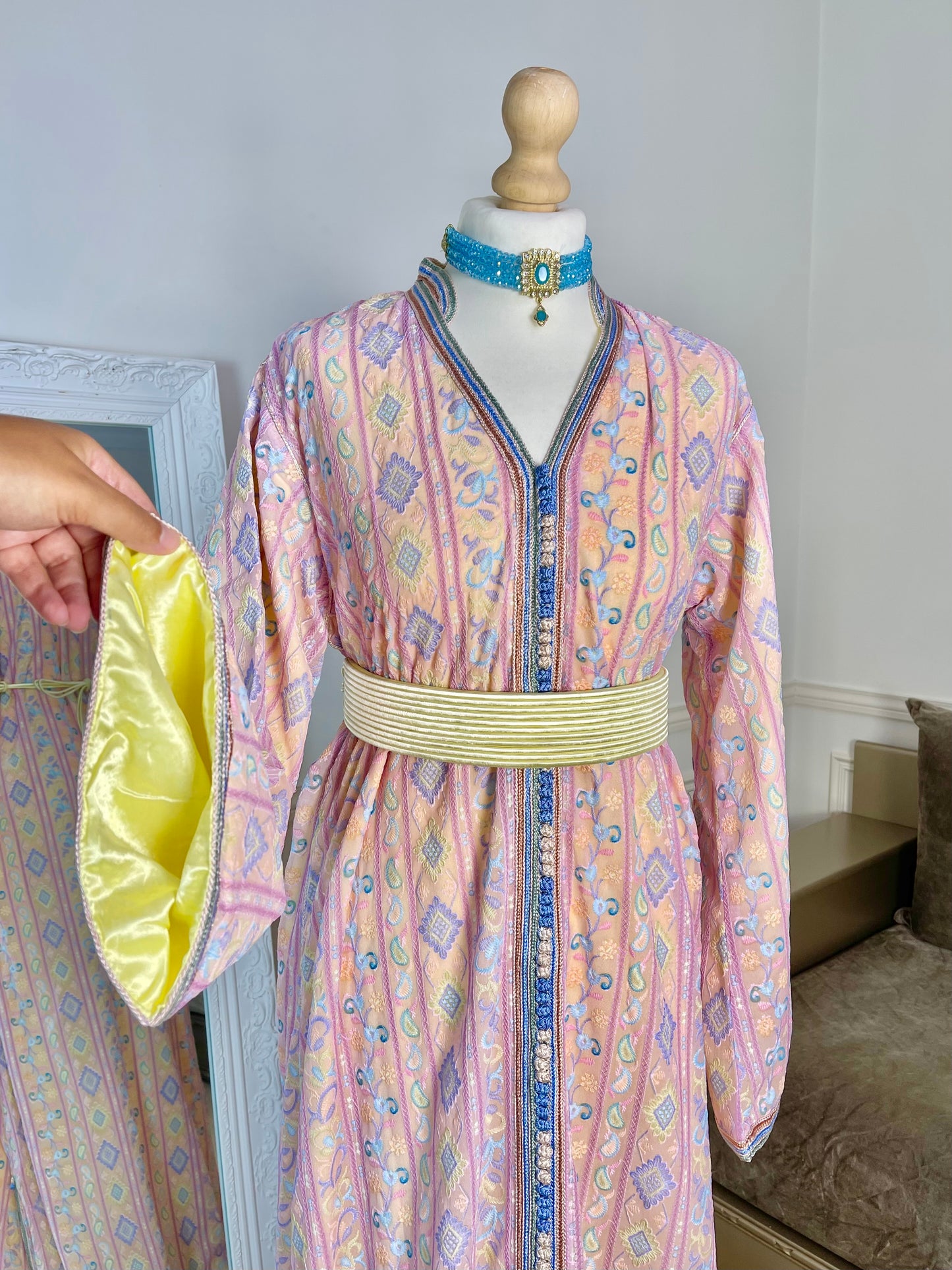 Caftan Sari pastel
