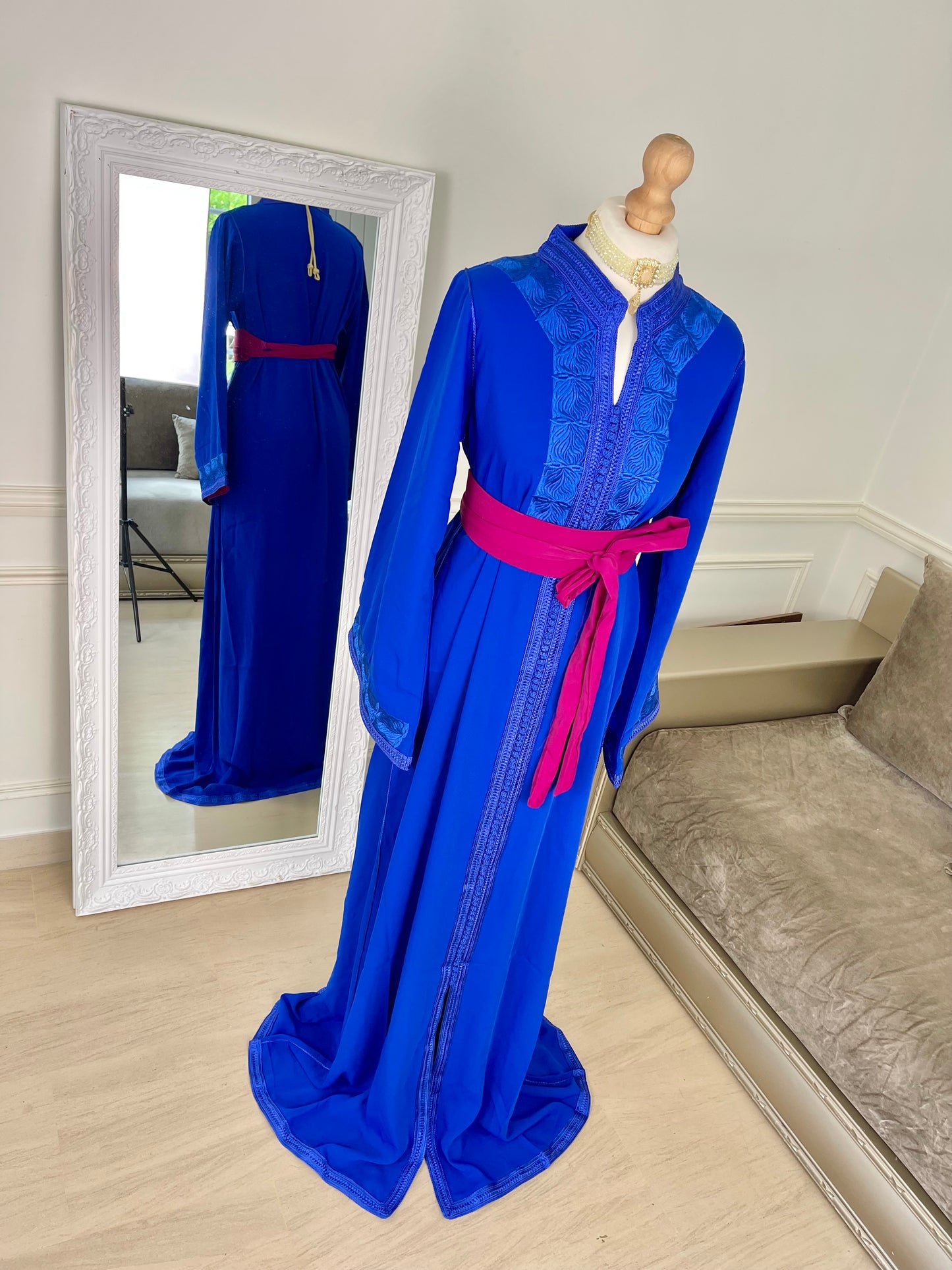 Caftan Wiam bleu