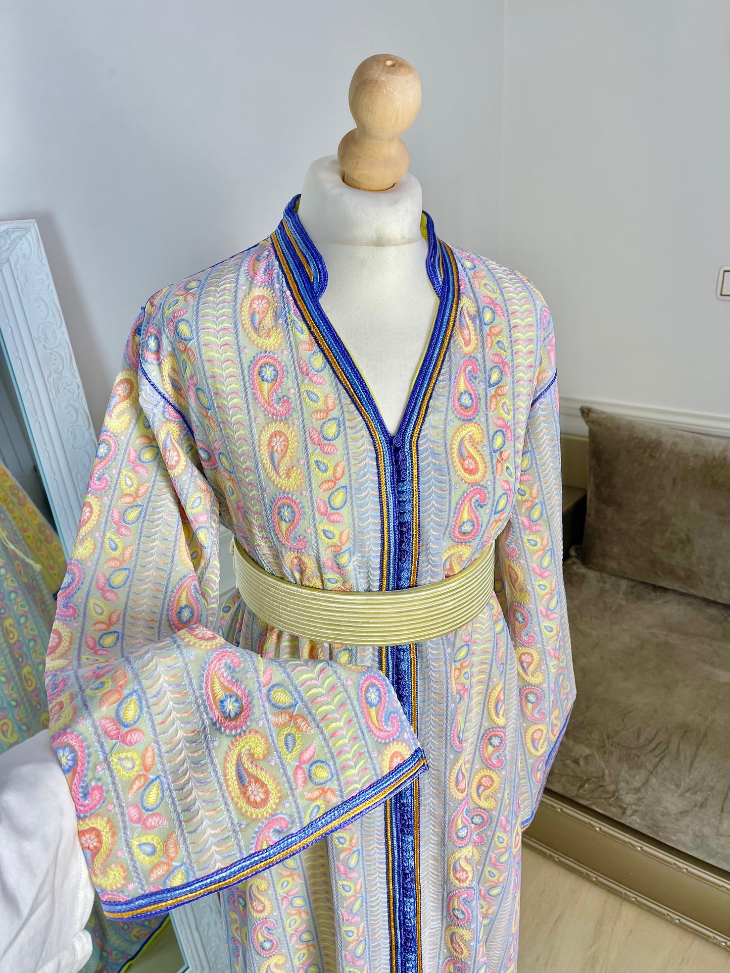 Caftan Sari pastel