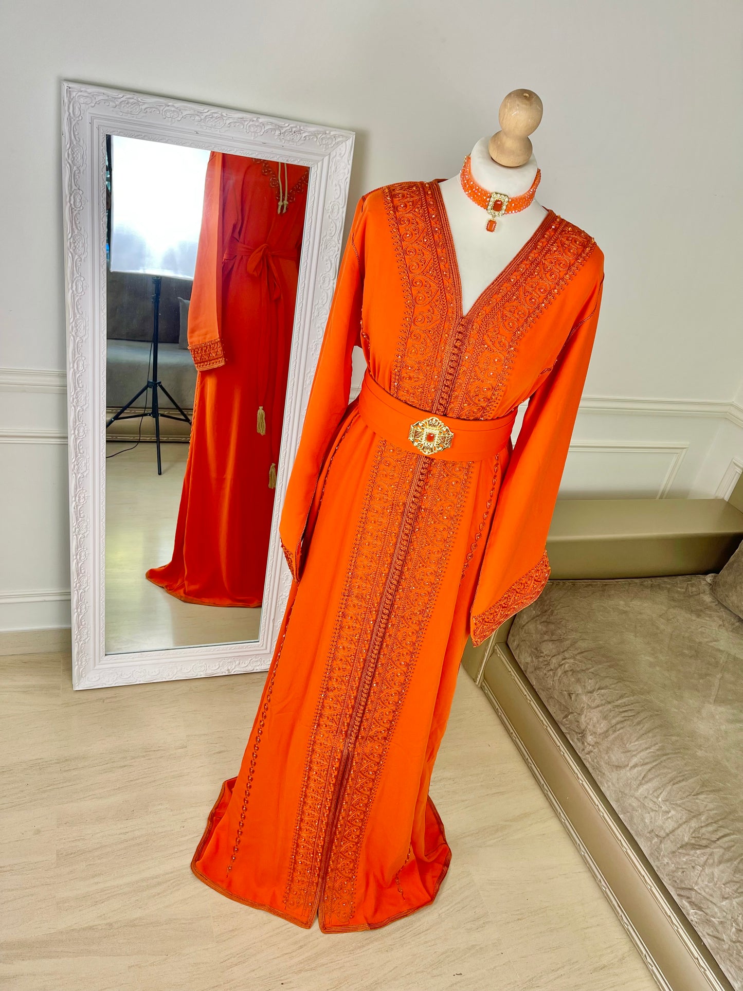 Caftan Rihanna orange