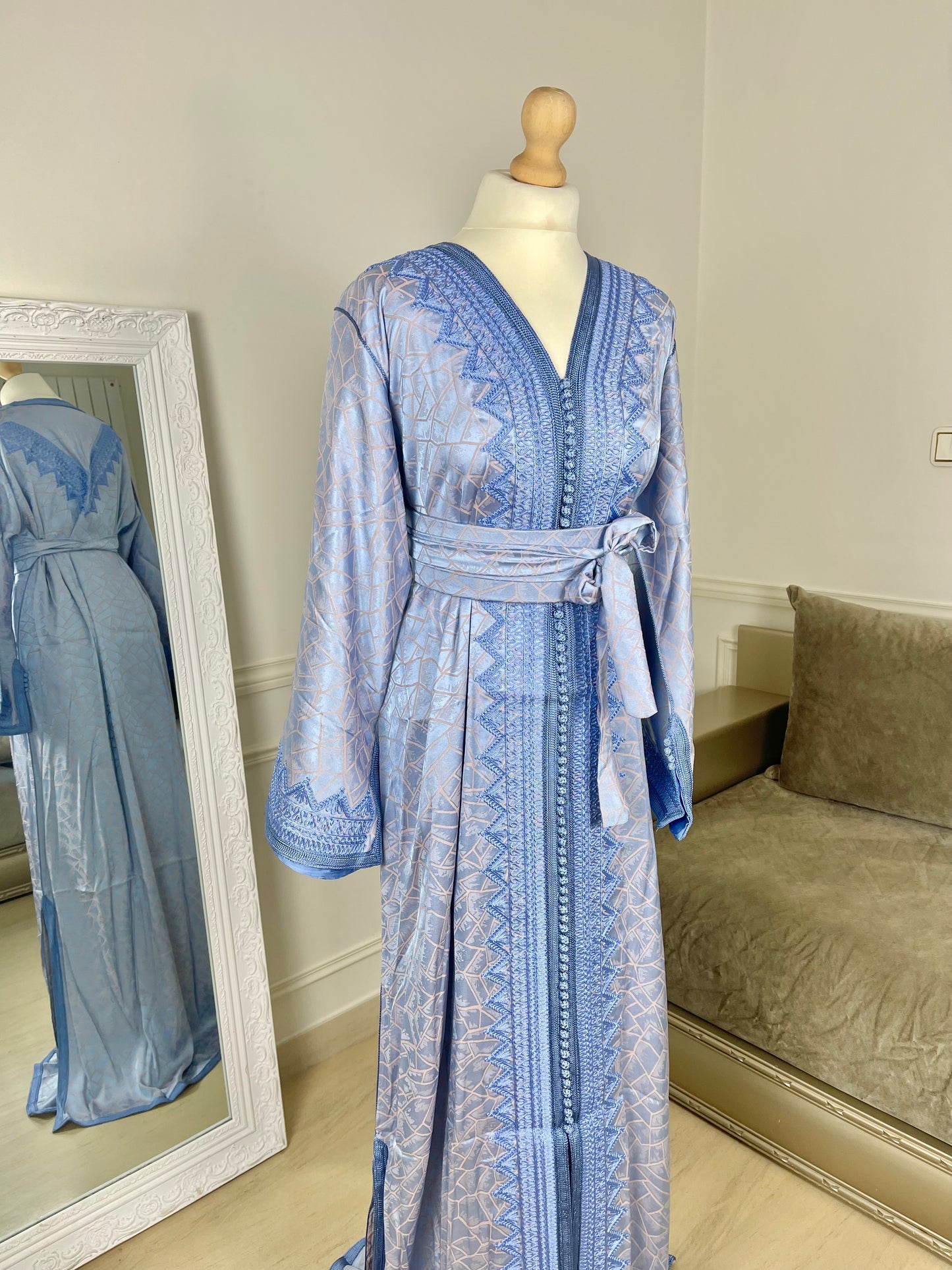 Caftan Naila bleu