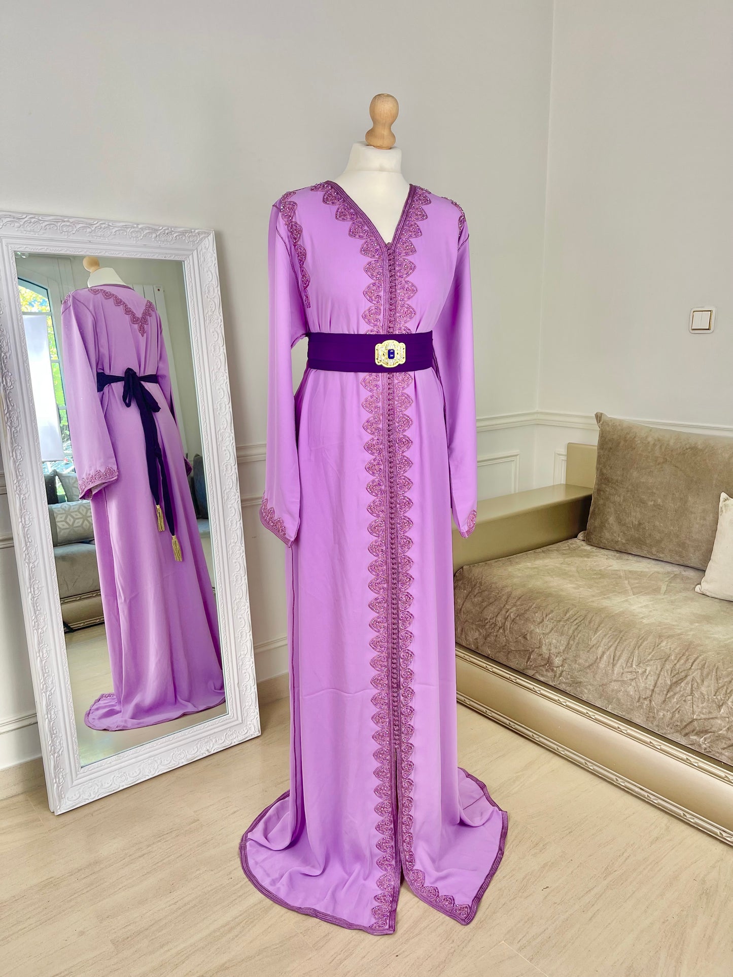Caftan Ahlam lila