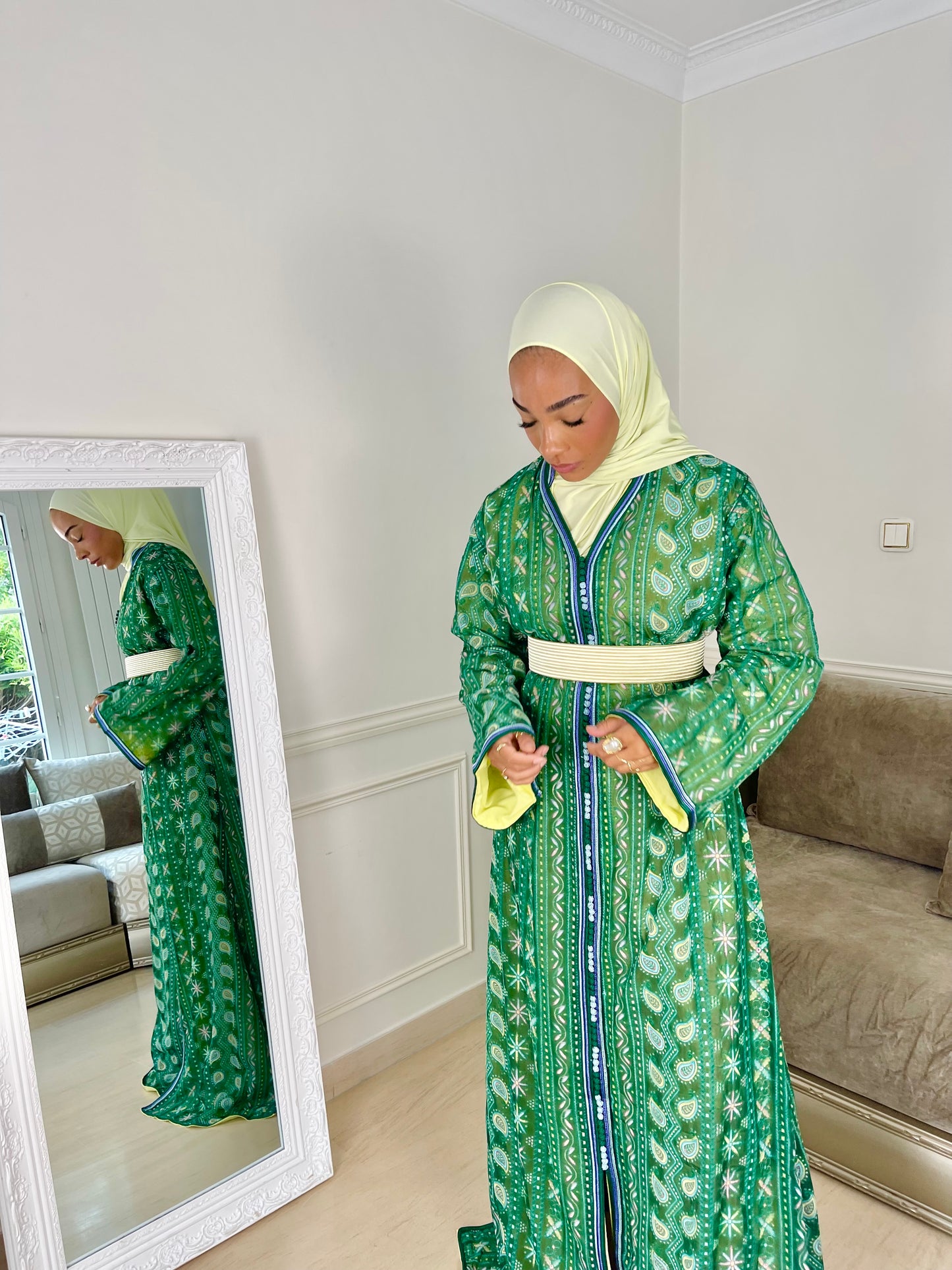 Caftan Sari vert