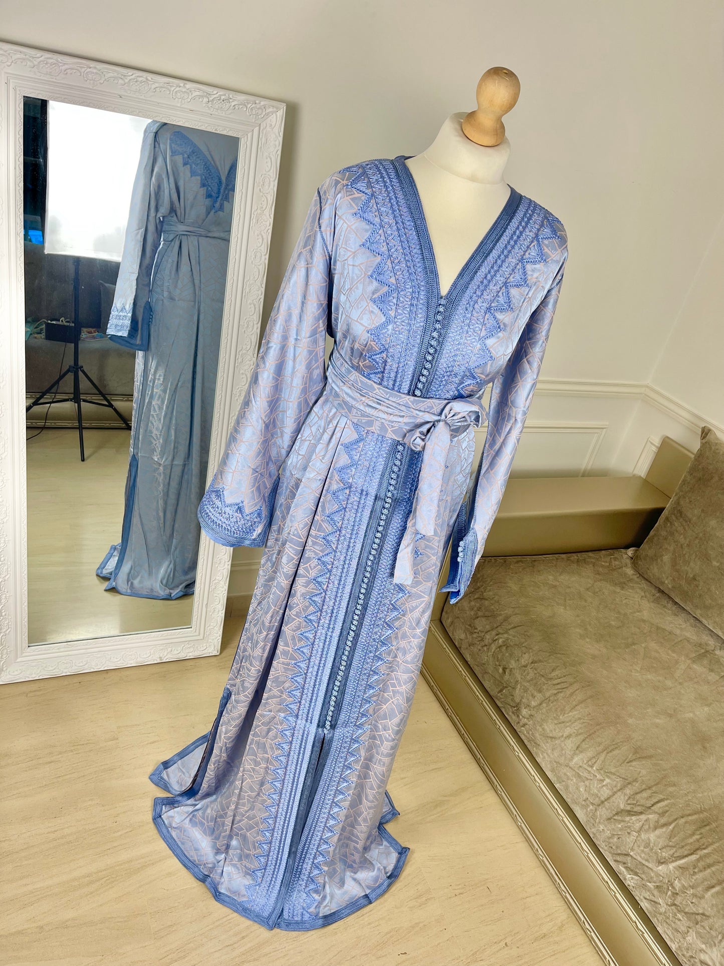 Caftan Naila bleu