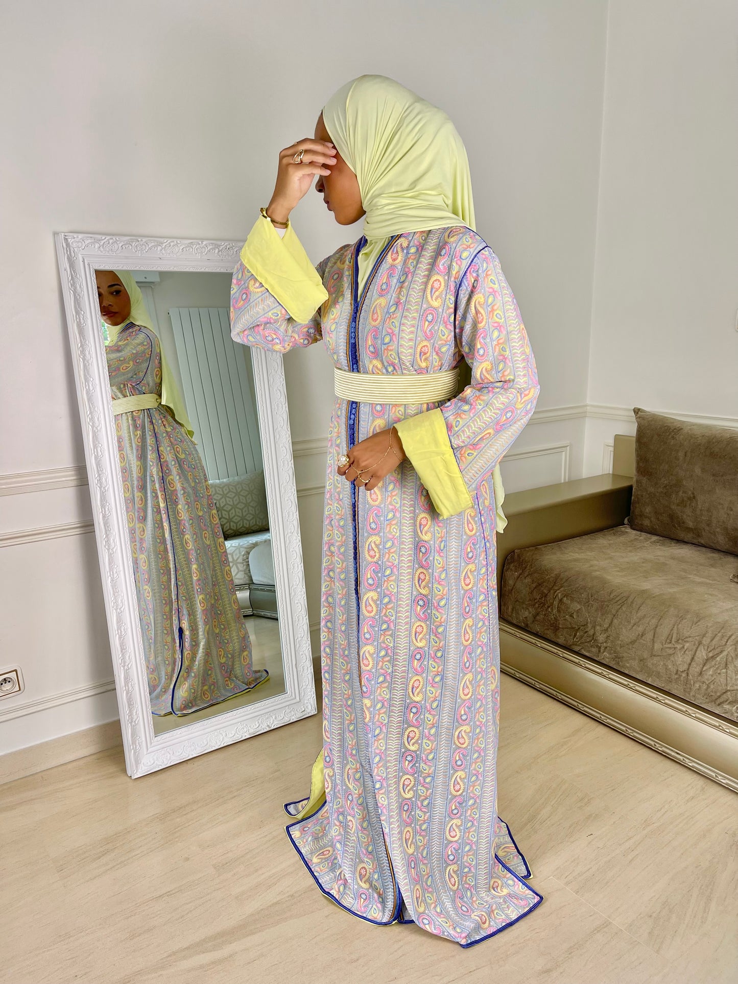 Caftan Sari pastel