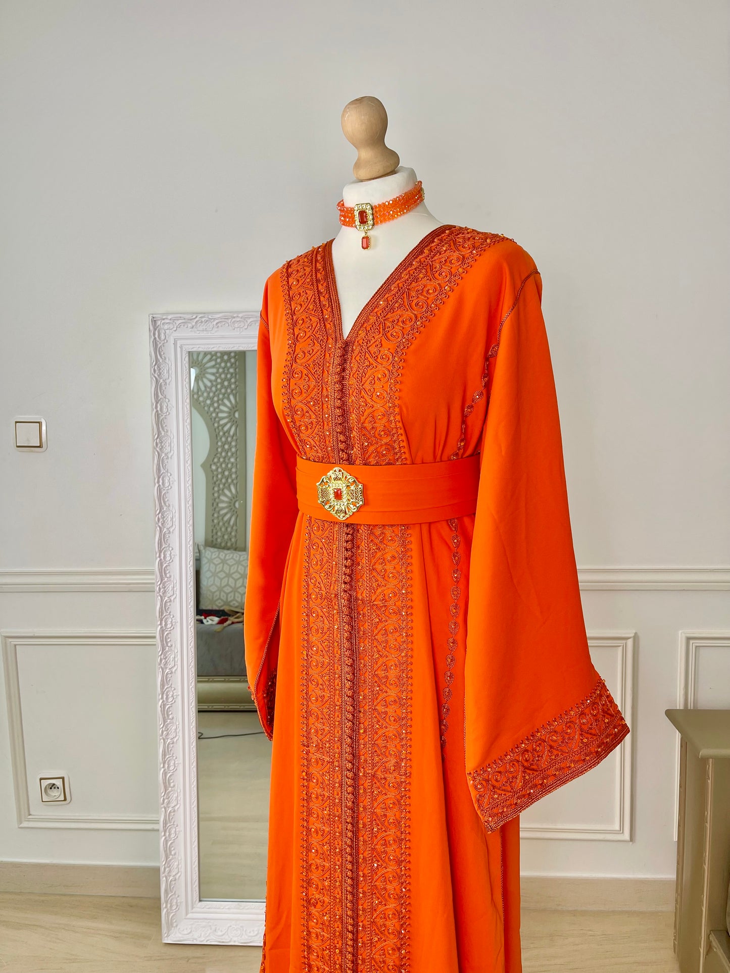 Caftan Rihanna orange