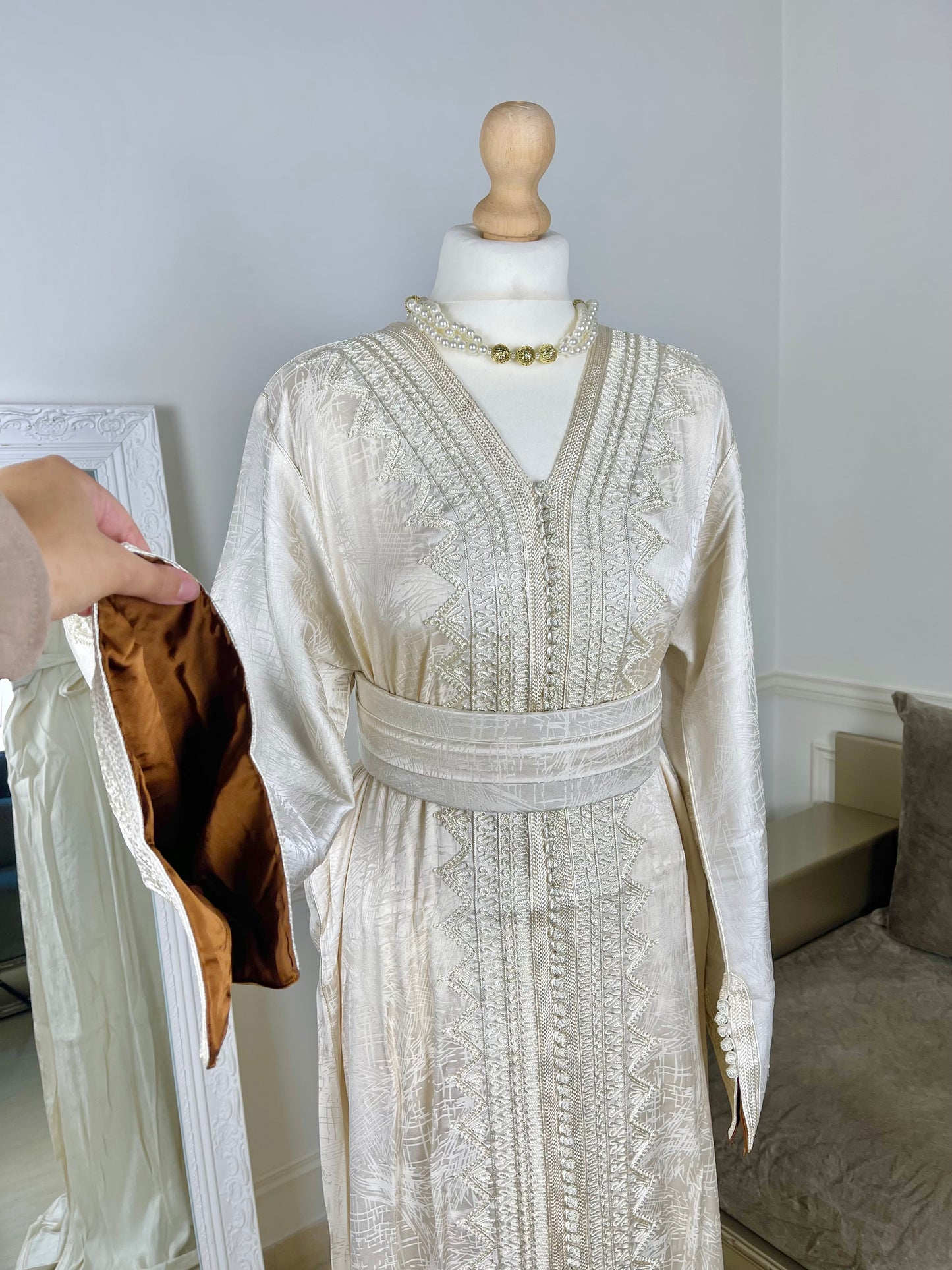 Caftan Naila crème