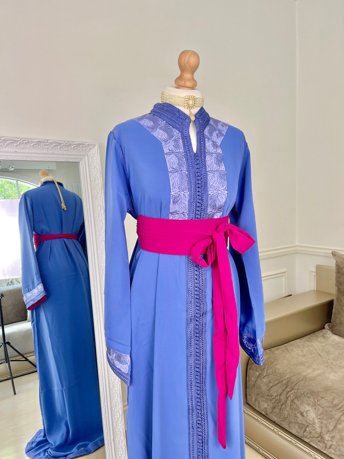Caftan Wiam bleu