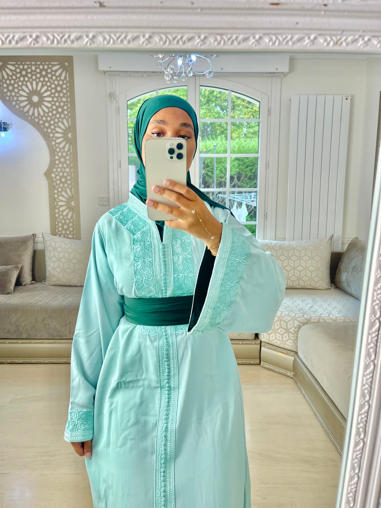 Caftan Wiam turquoise