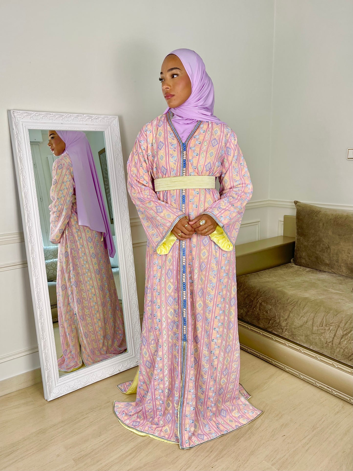 Caftan Sari pastel