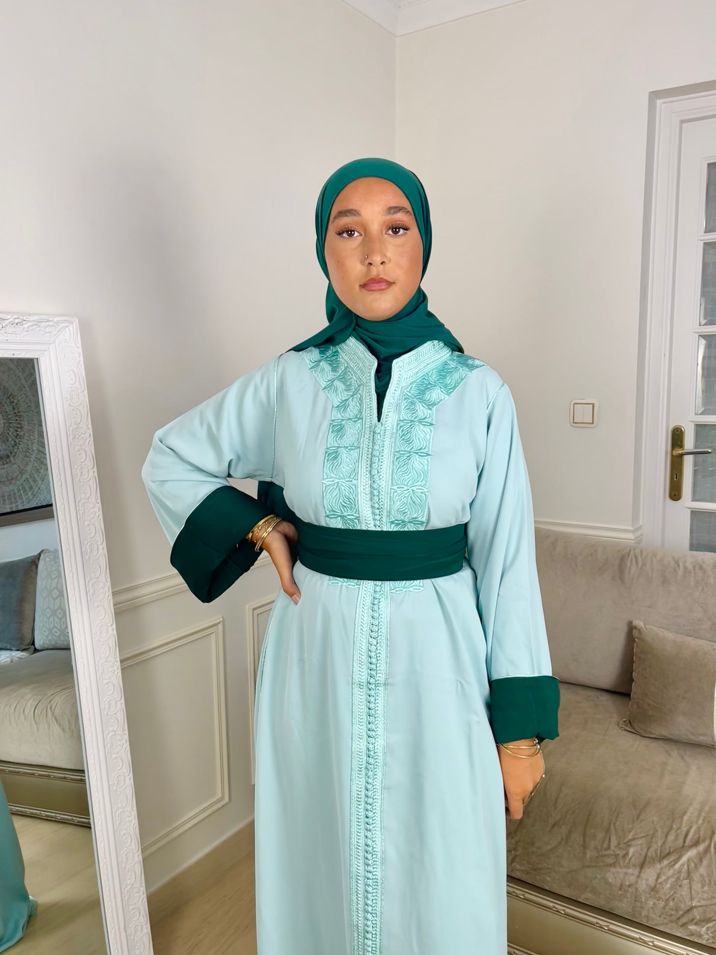 Caftan Wiam turquoise