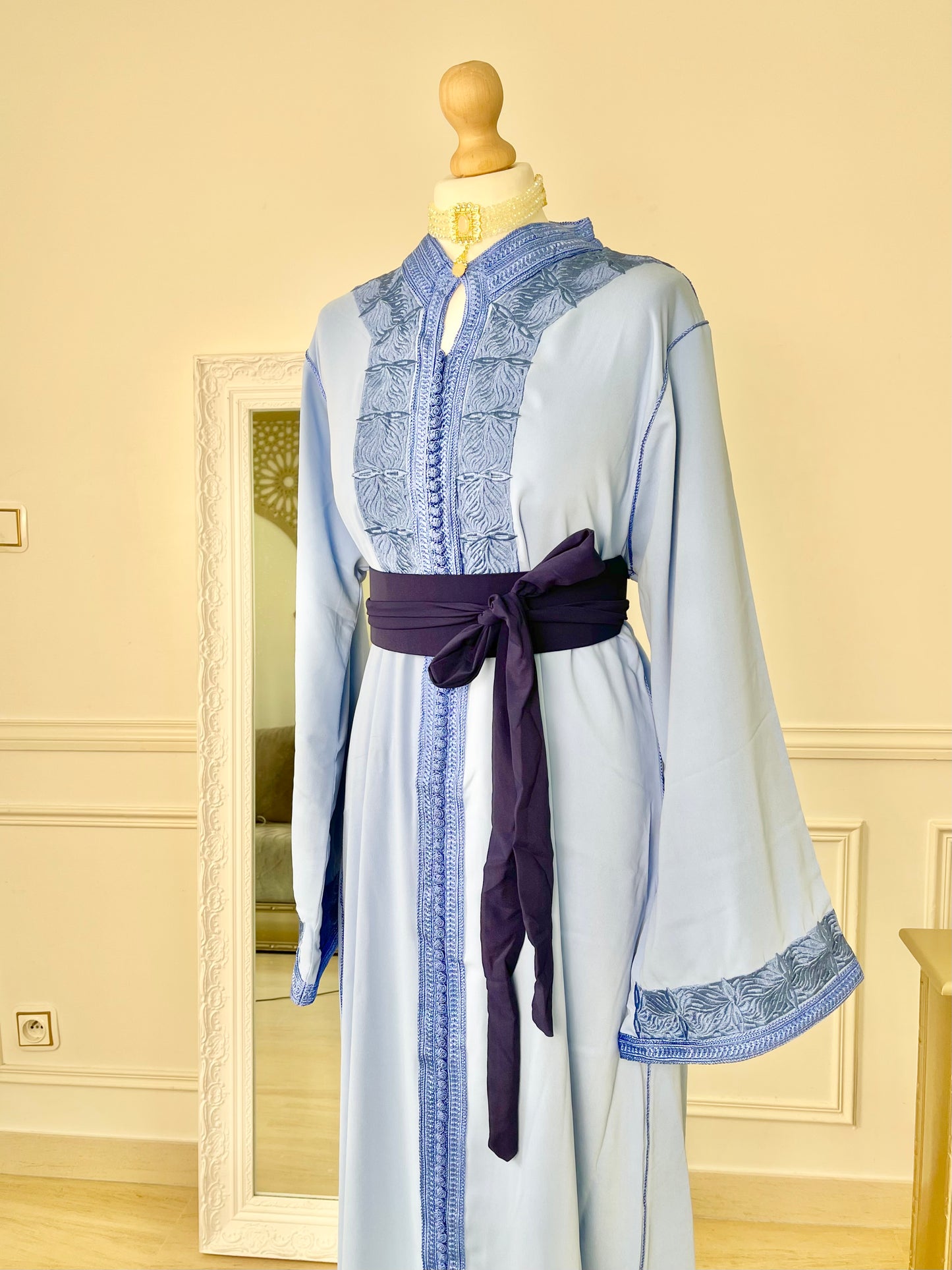 Caftan Wiam bleu